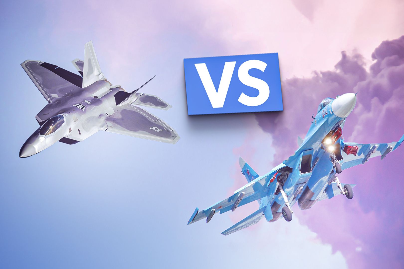 F-22 Raptor vs. Sukhoi Su-57 Felon Custom Thumbnail