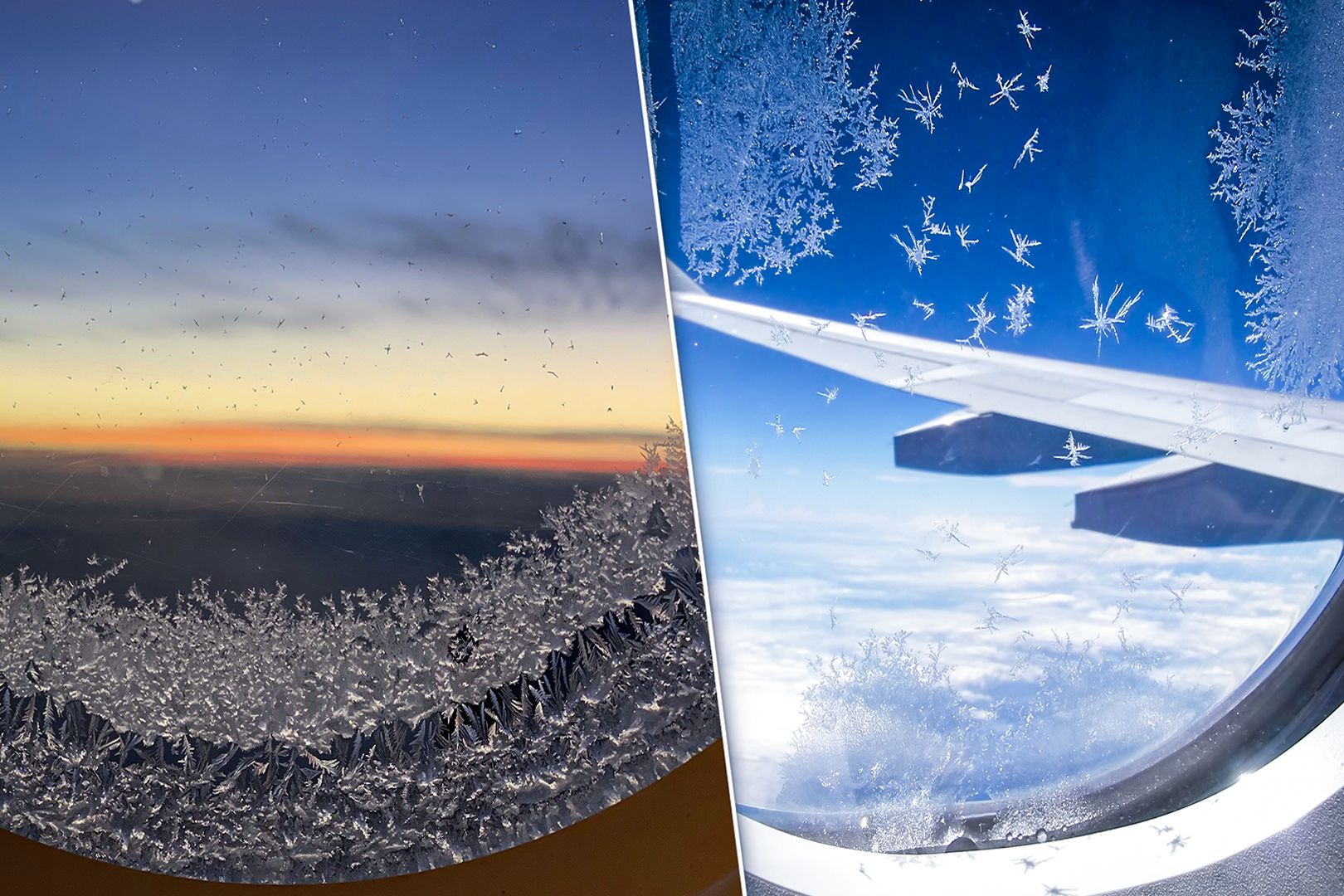 Ice Crystals Aircraft Windows Custom Thumbnail