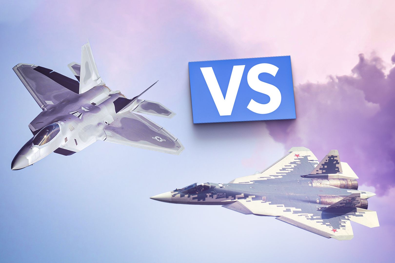 F-22 vs Su-57 Custom Thumbnail