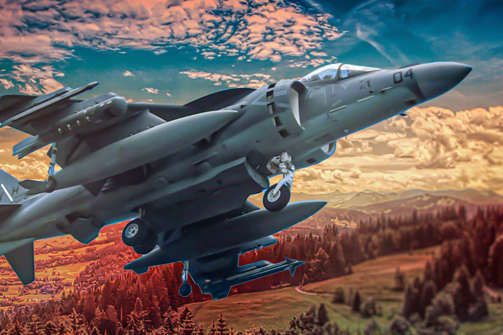 Artboard 2 3_2 US Marine Corps AV-8 Harrier II