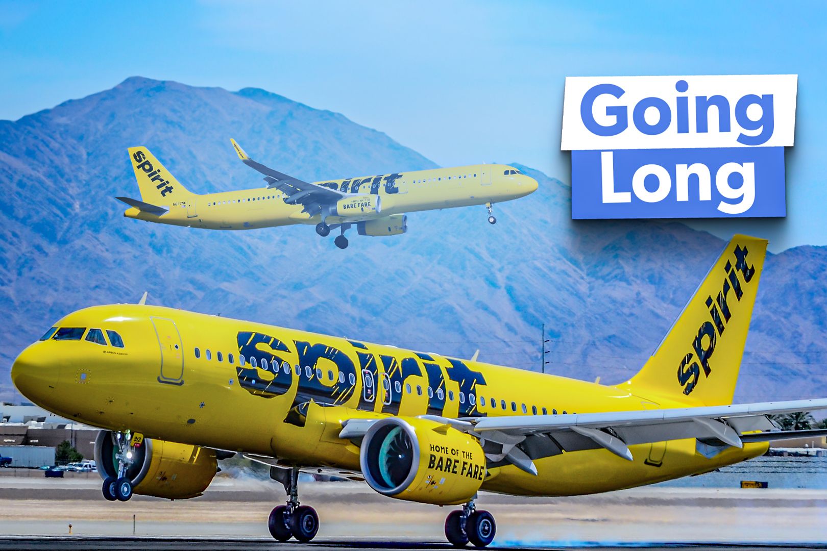 Spirit Airlines Top 5 longest routes.