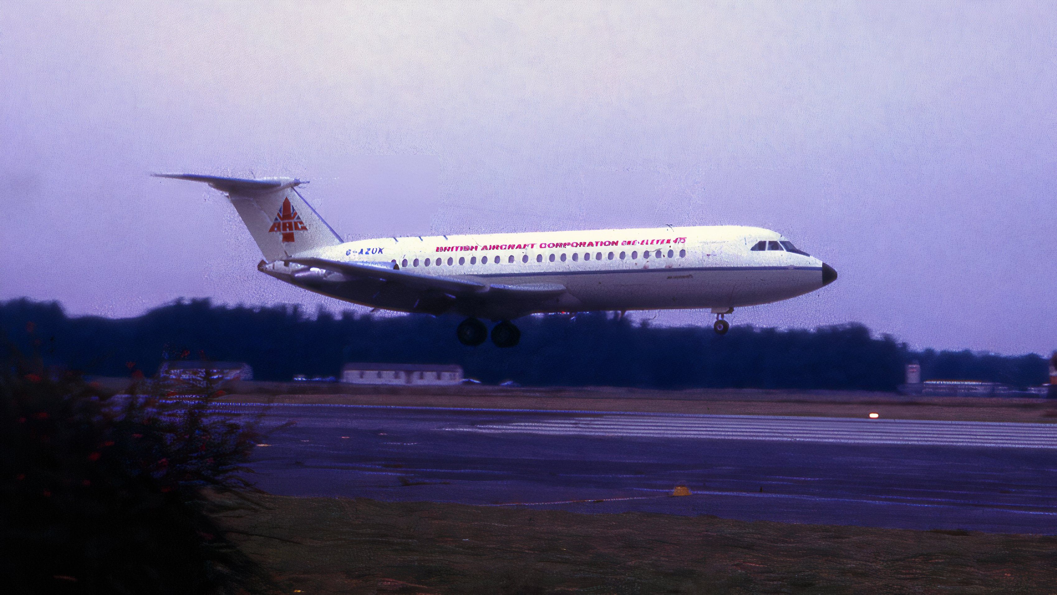 BAC111,_Bournemouth,_England_1971