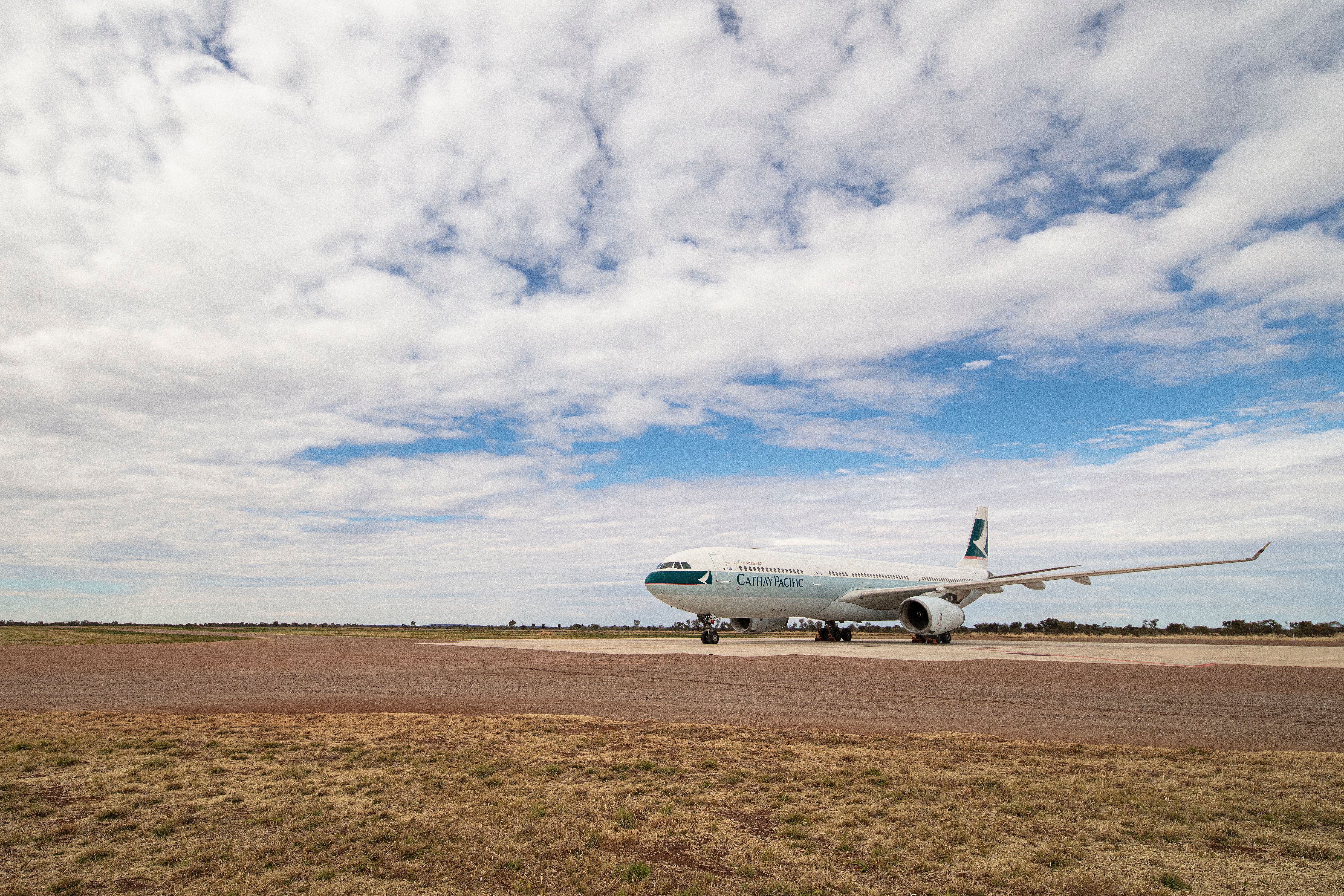 Cathay Pacific A330 Alice Springs Storage