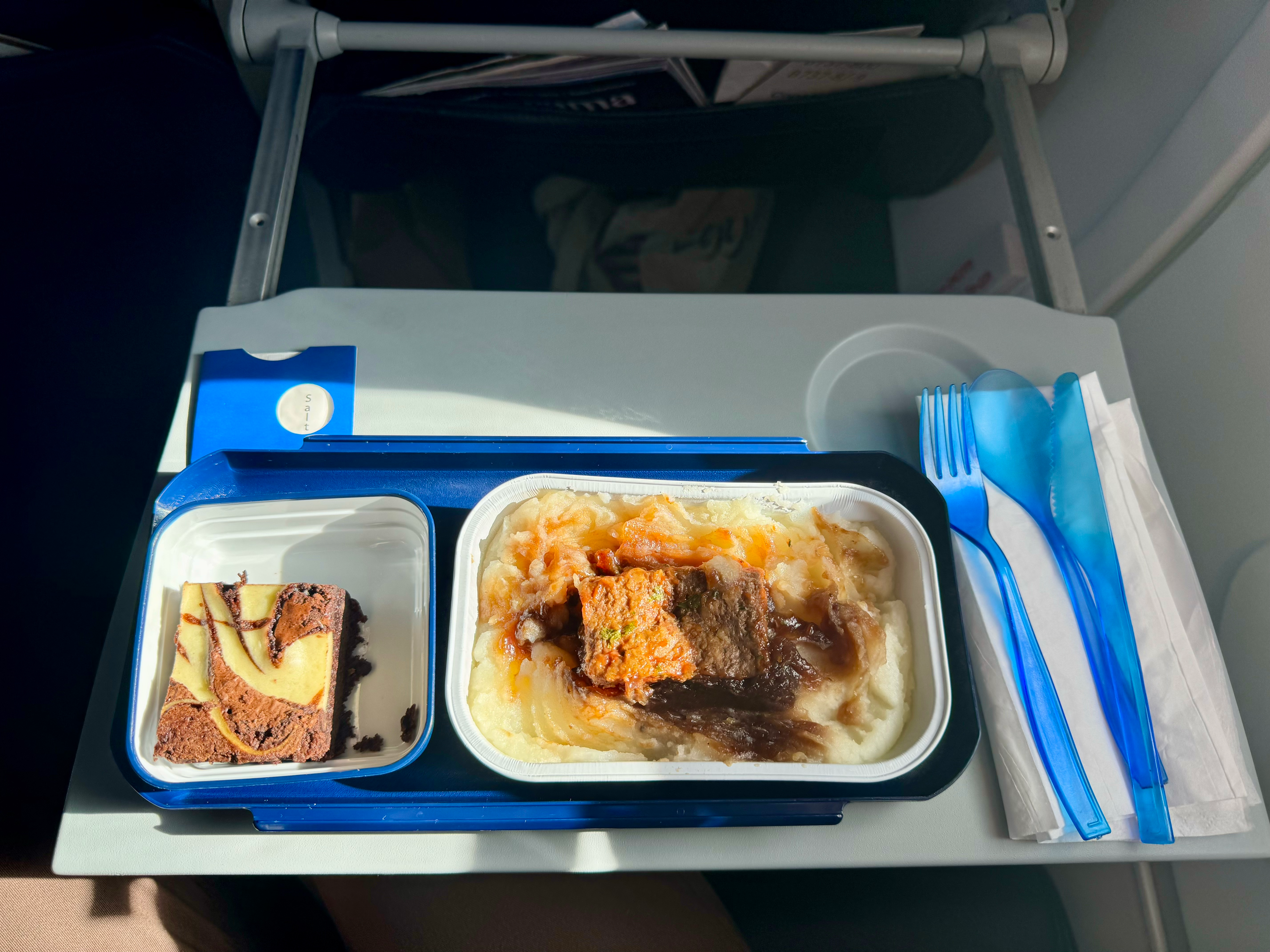COPA Airlines inflight meal