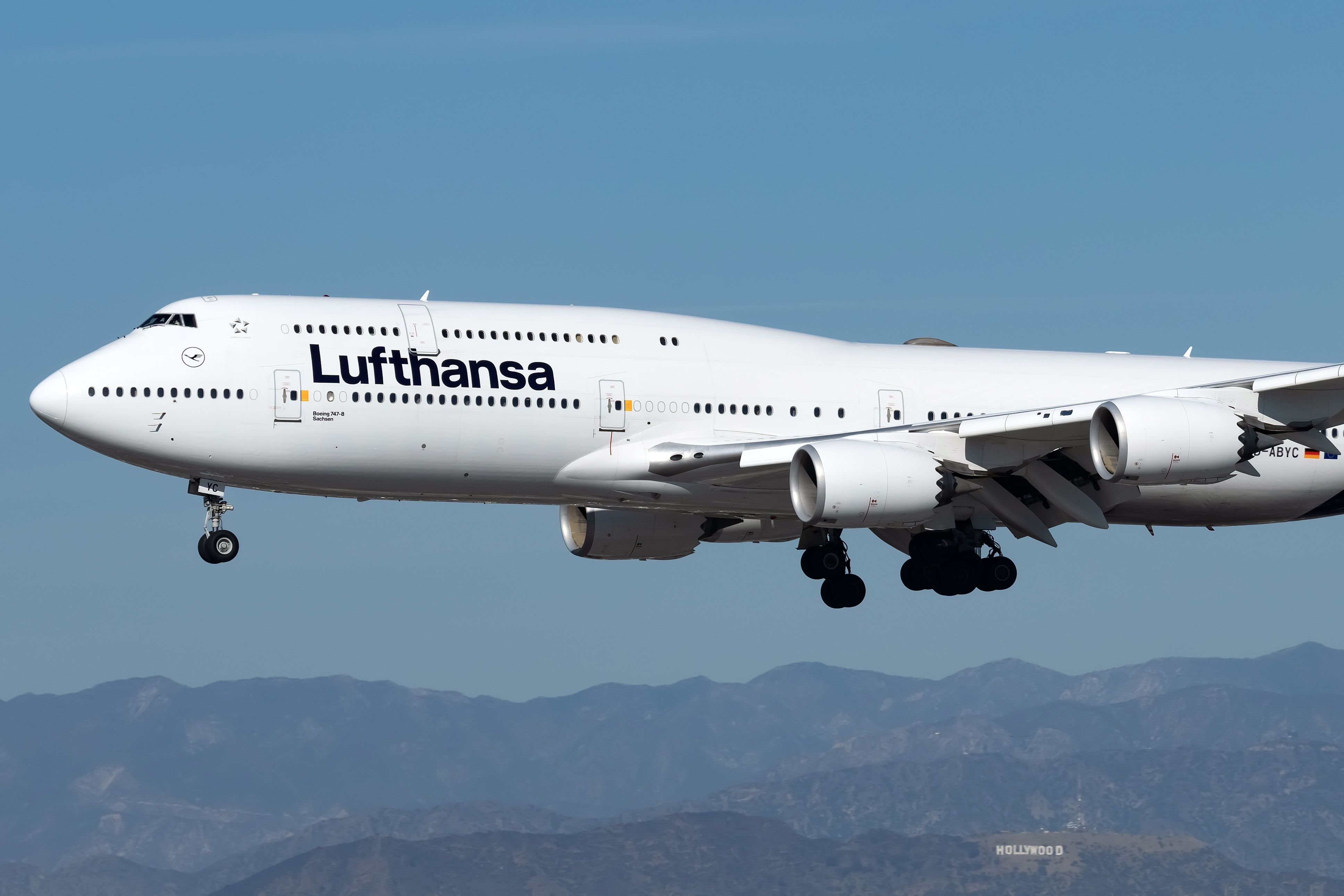 Lufthansa Boeing 747-8 aircraft