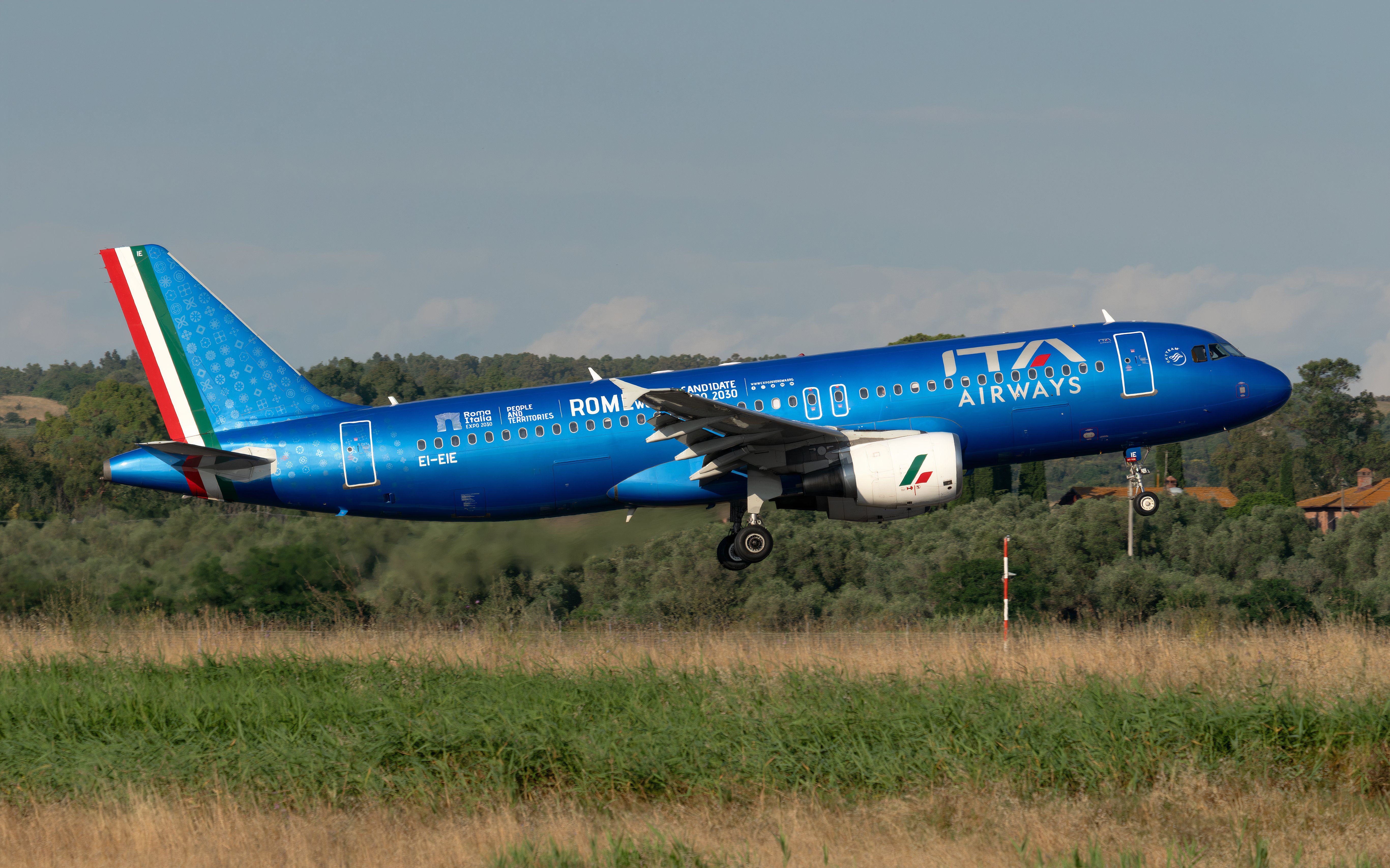 EI-EIE ITA Airways (Rome Expo 2030 Candidate Stickers) Airbus A320-216(1)
