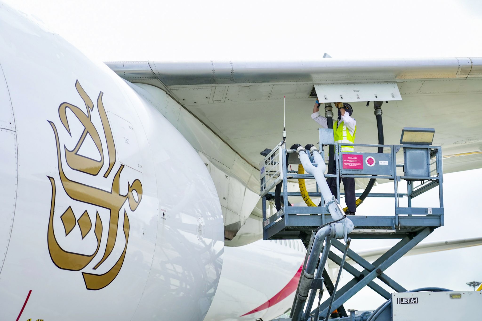 Emirates Neste SAF Singapore Changi Airport