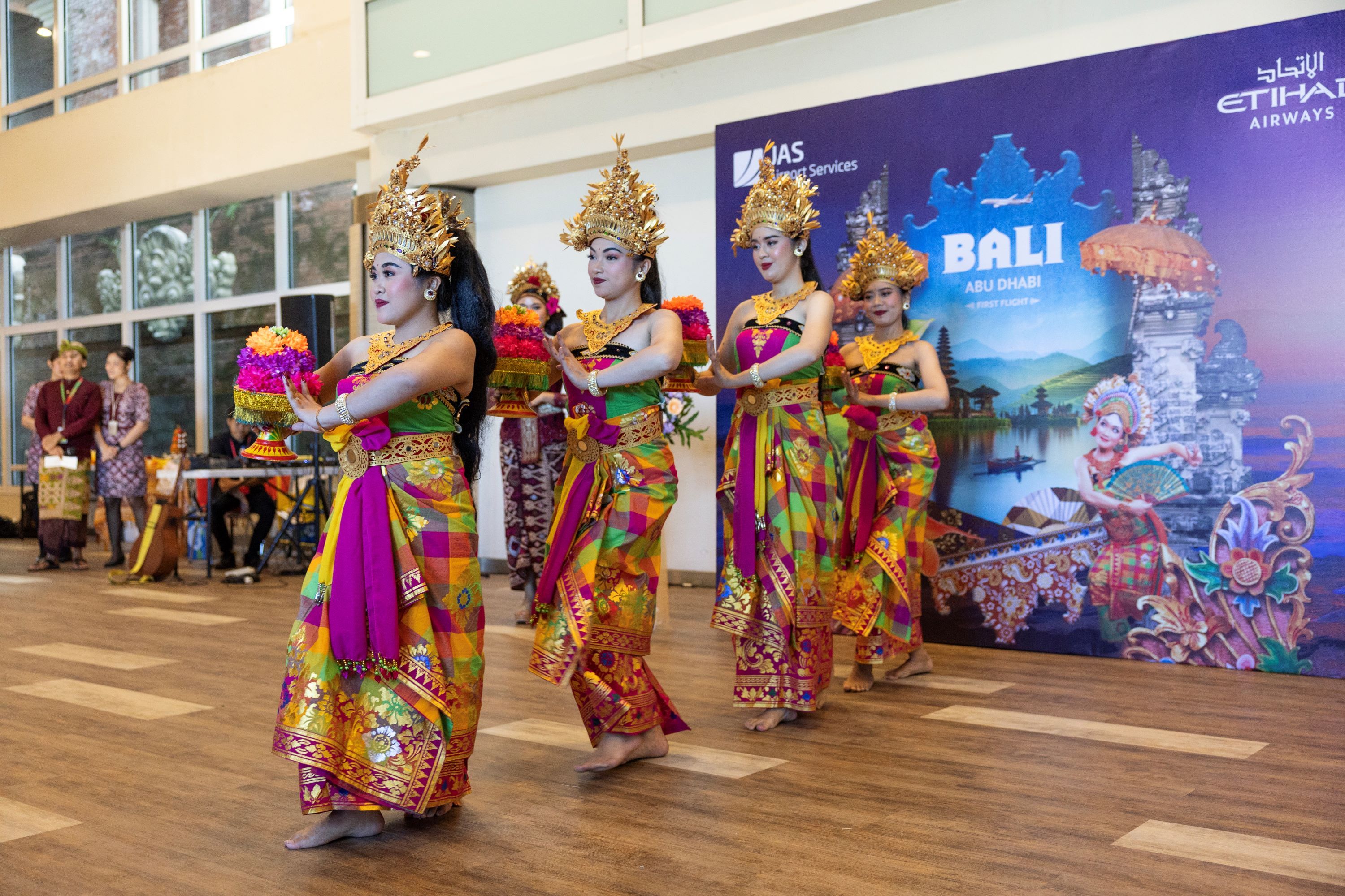 Etihad Bali welcoming ceremony
