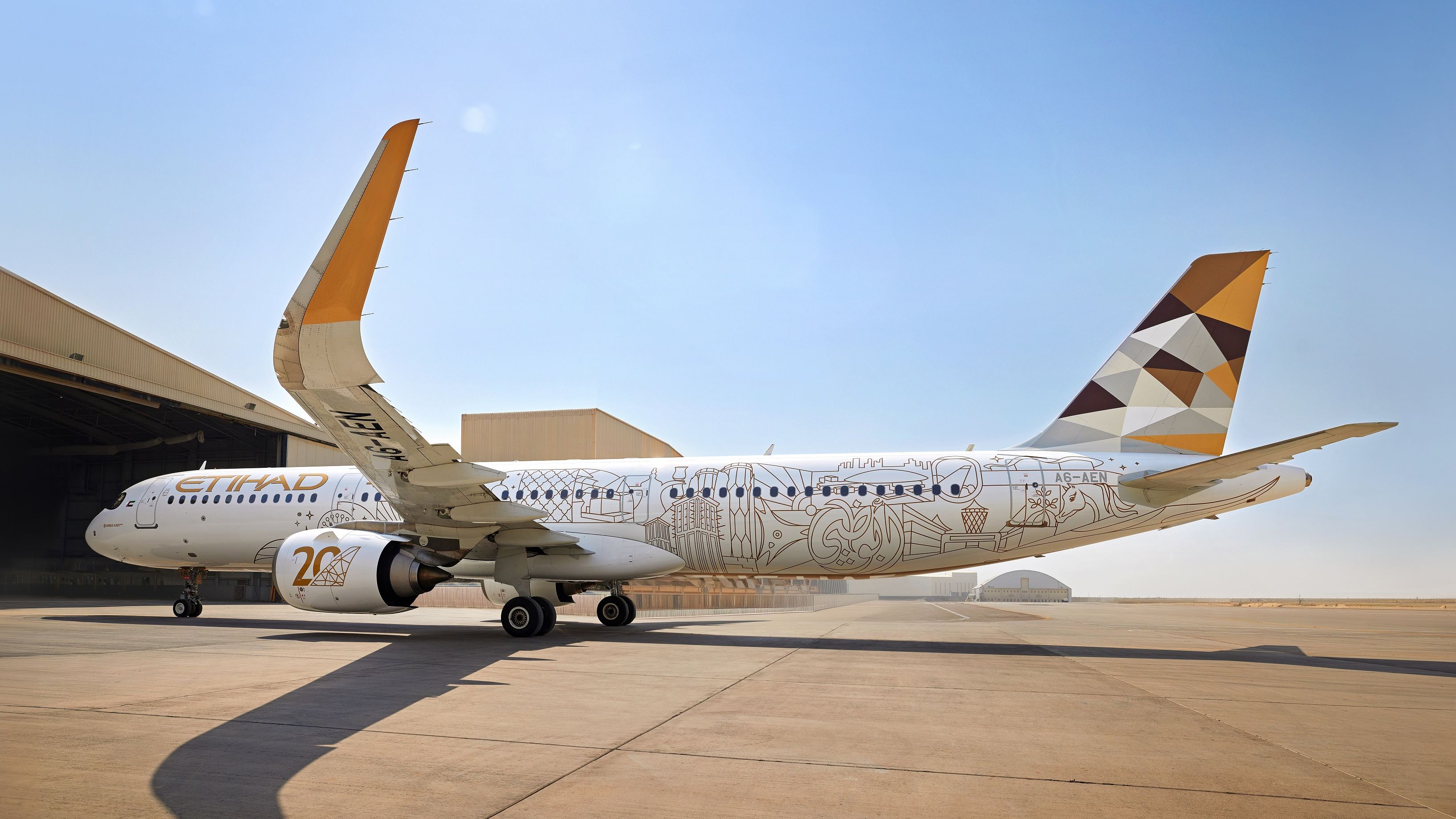 Etihad's special 20th Anniversary livery (1)