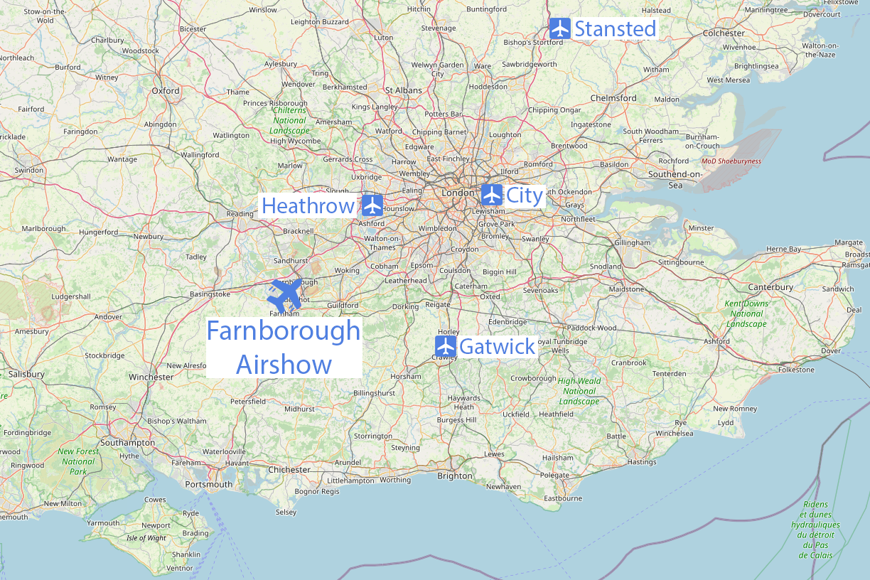 Farnborough Airshow 2024 - FAQ | Simple Flying