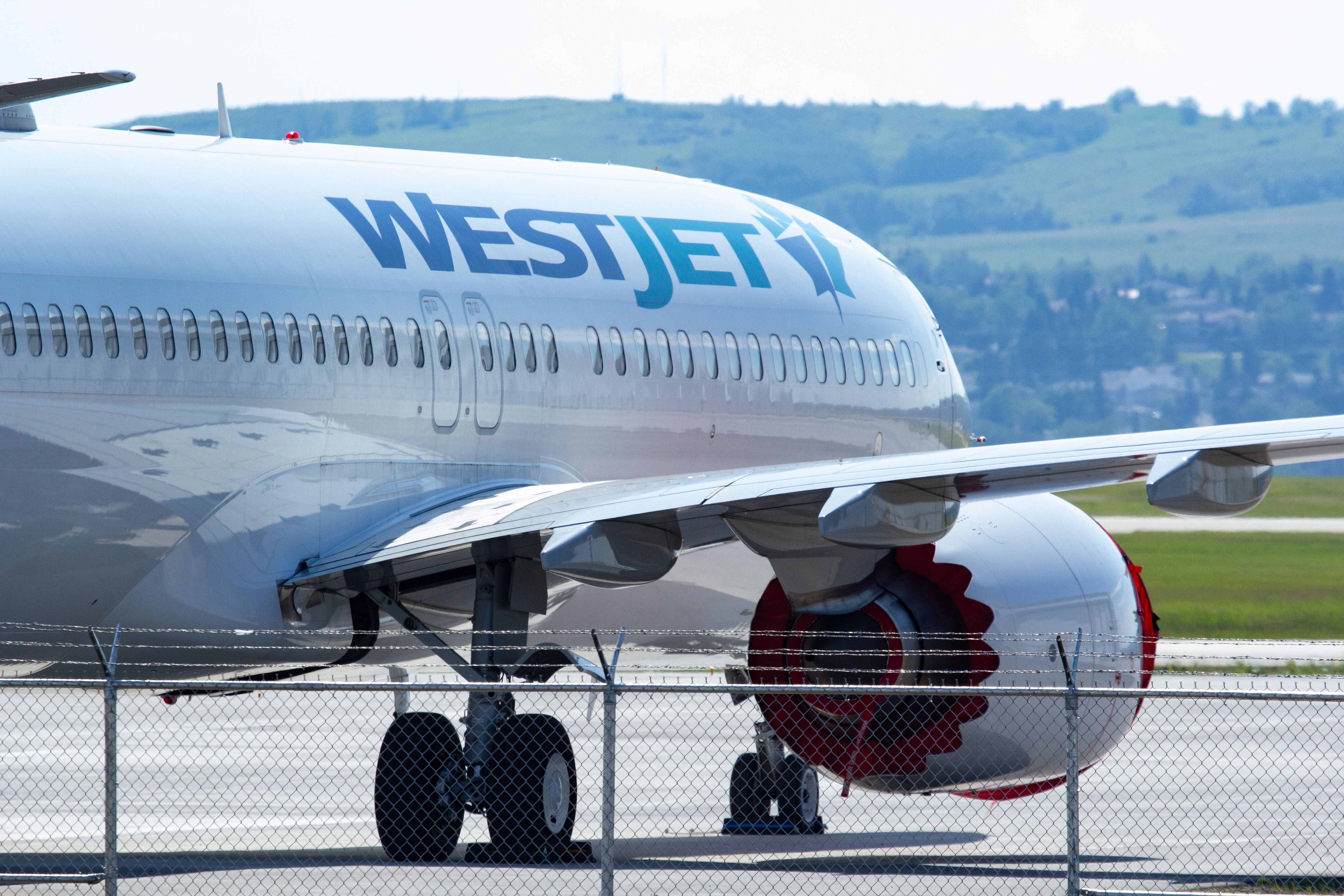 Grounded WestJet Boeing 737 MAX 8 shutterstock_1466959700