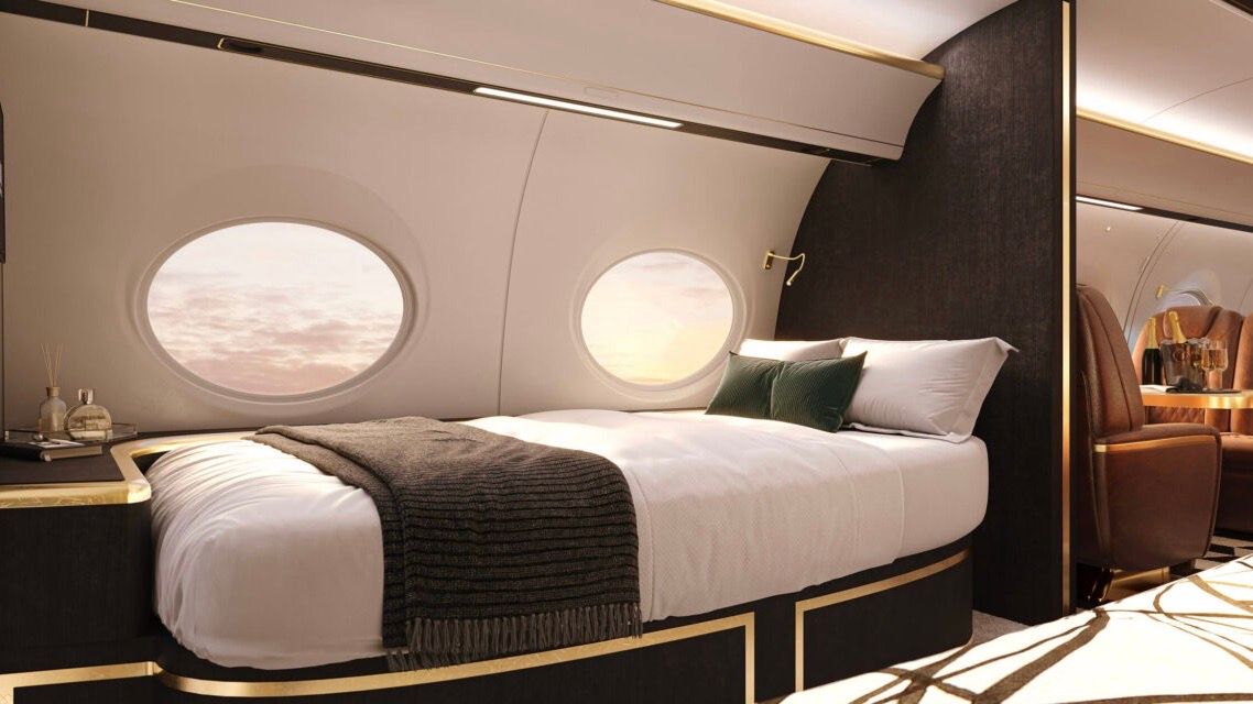 Gulfstream 700 sleeping area