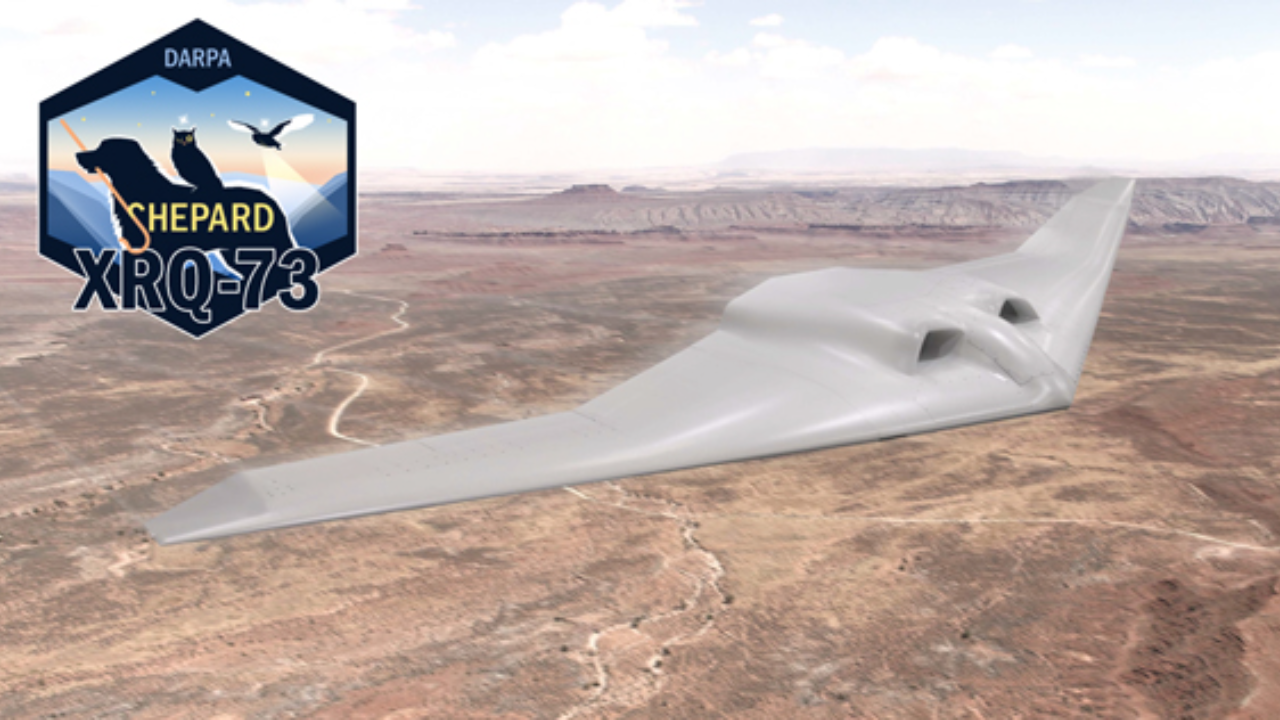 XRQ-73: USAF DARPA's New Stealthy Wing Drone Program Now Has A Designation