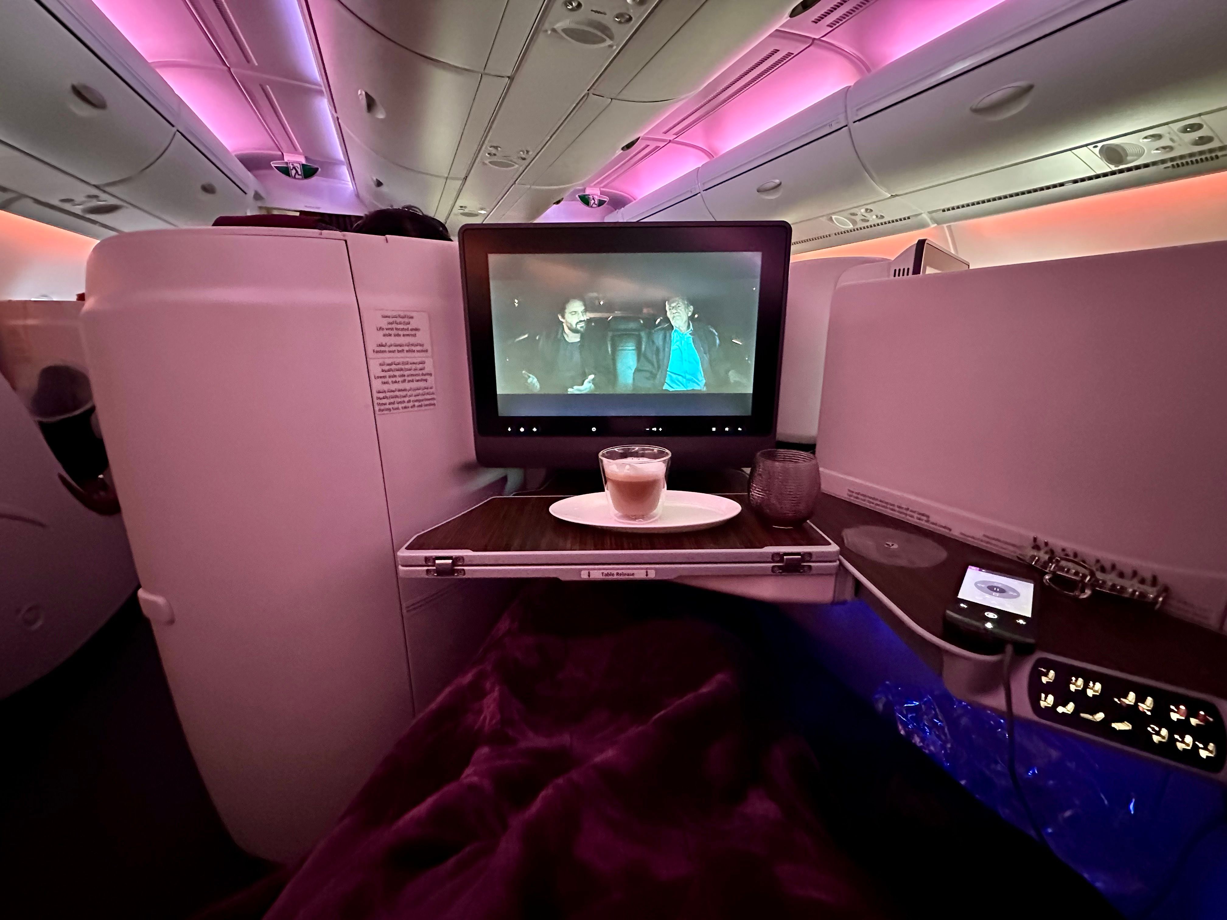 Qatar Airways A380 business