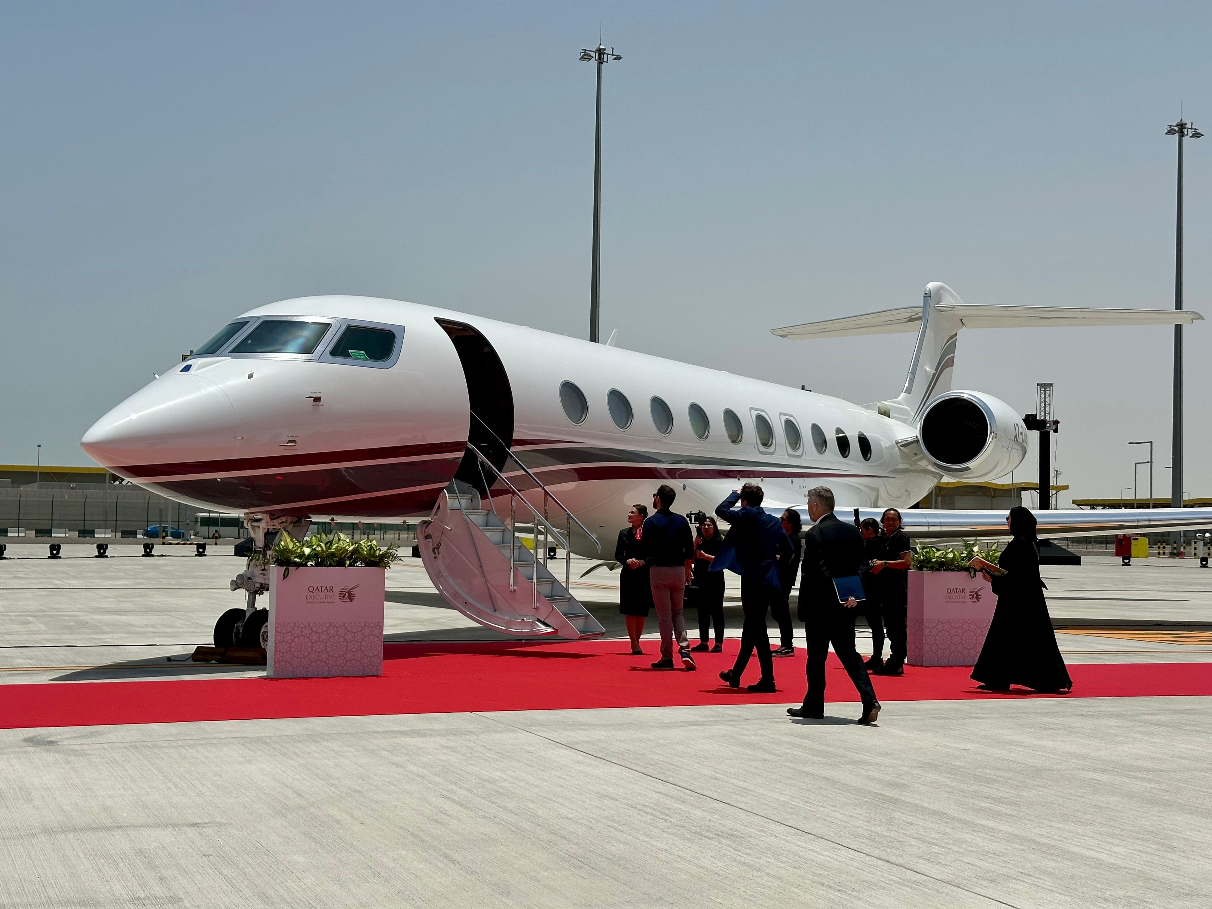 qatar executive gulfstream g700 on show