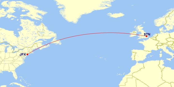 JFK-STN route map-1