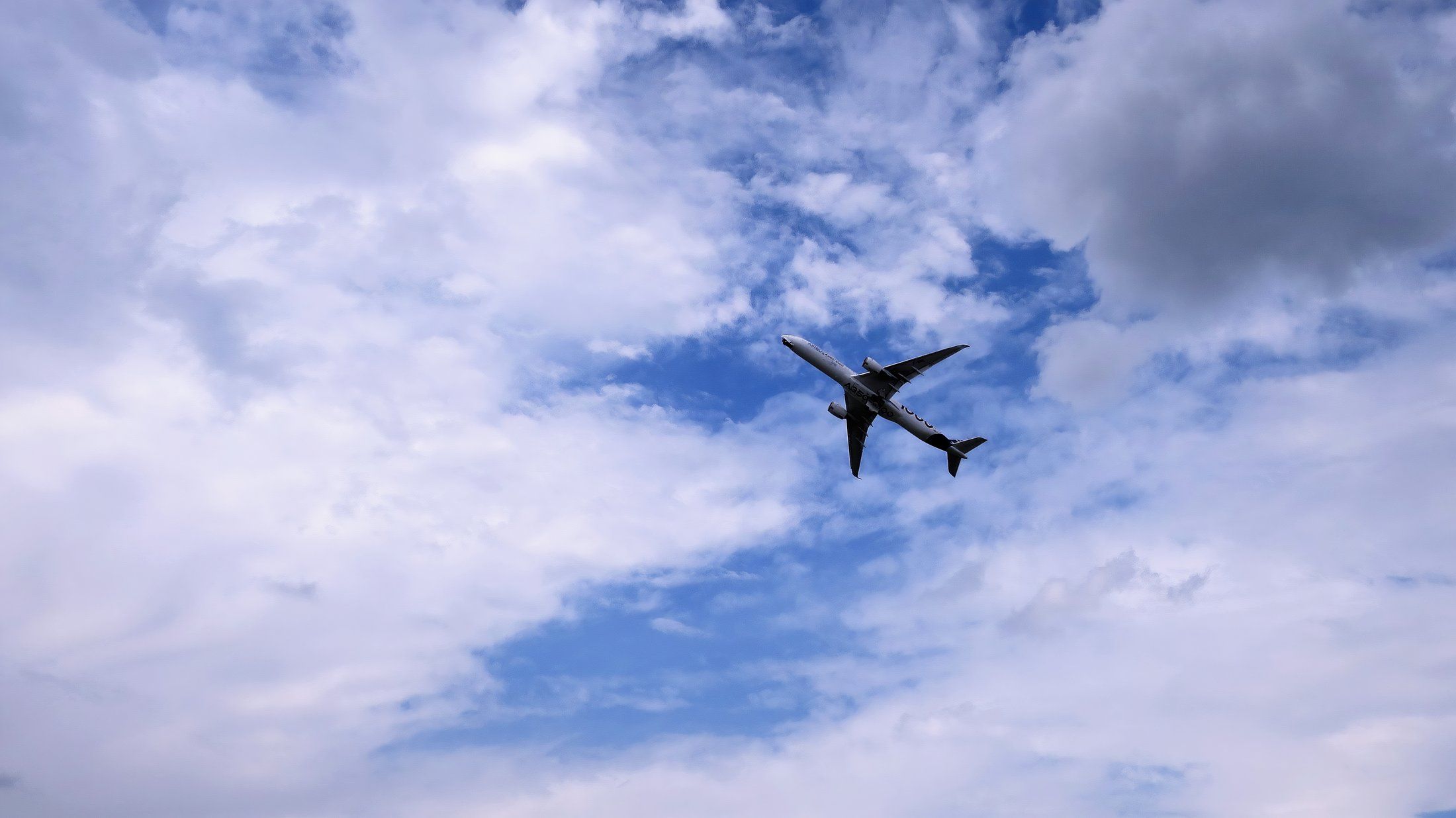 A350-1000 in sky