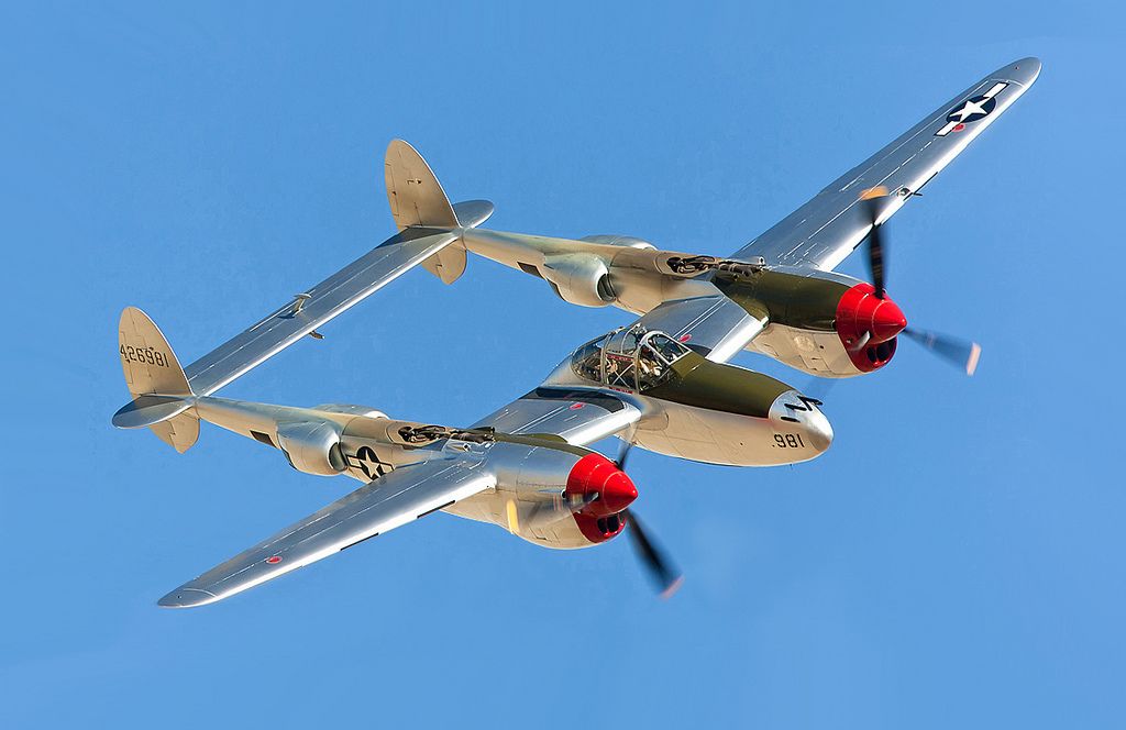 Lockheed P-38J-20-LO Lightning airplane "Yippee"