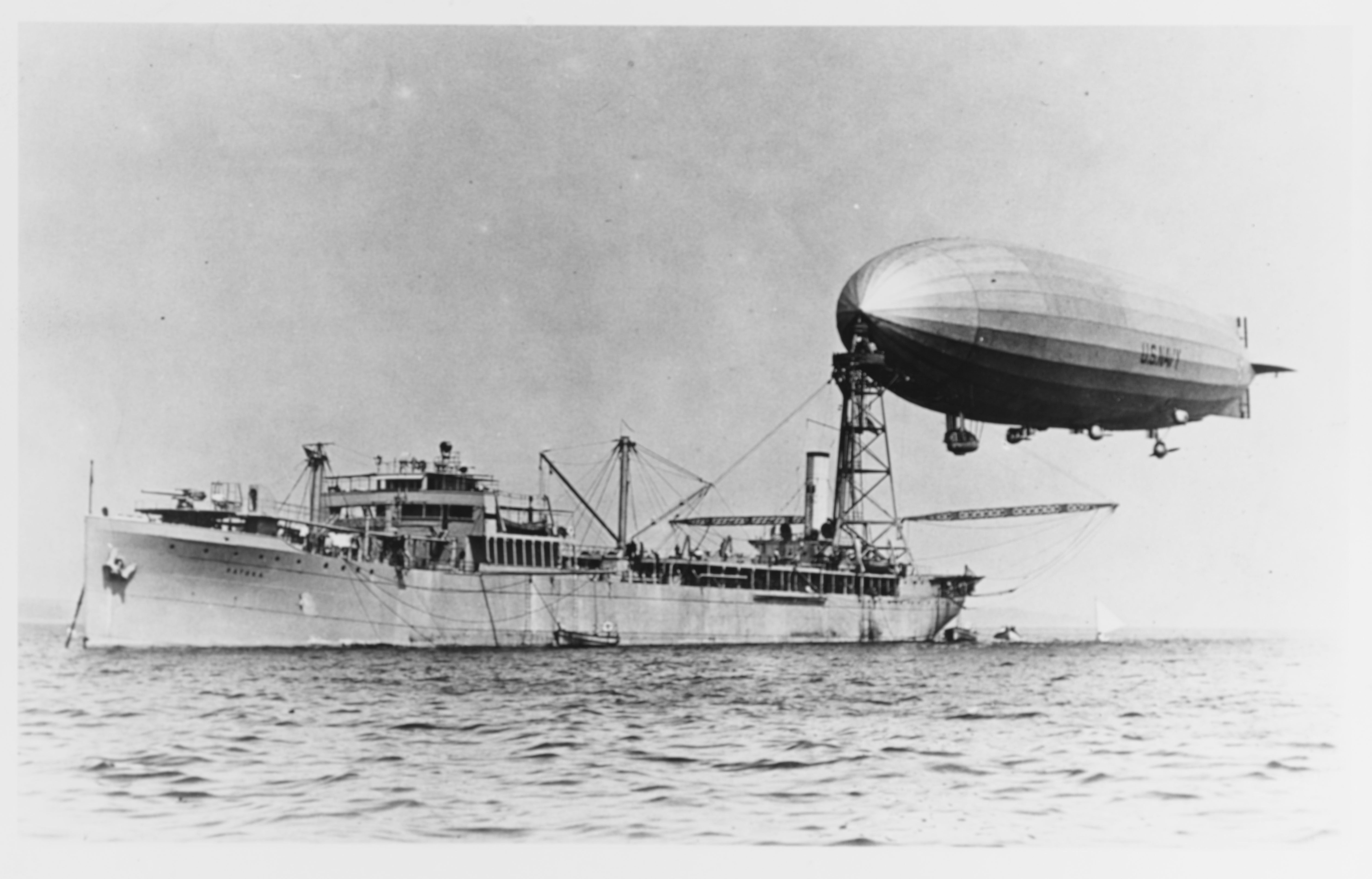 USS Shenandoah Moored To USS Patoka