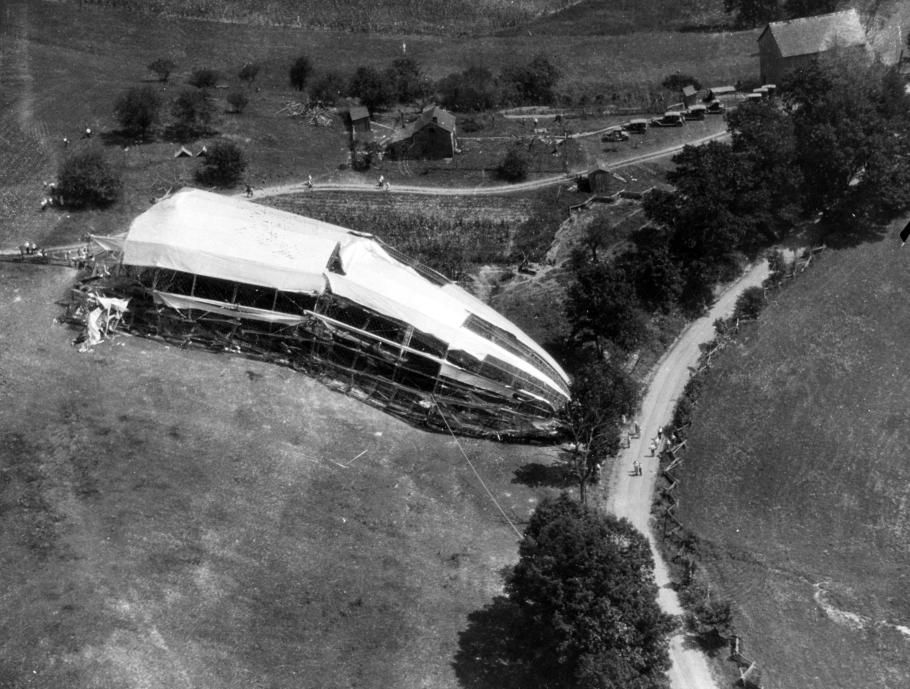 Wreckage of the USS Shenandoah