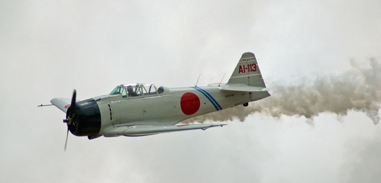 North American T-6 Texan portraying a Japanese Zero
