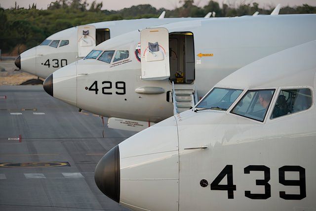 P-8 Parked