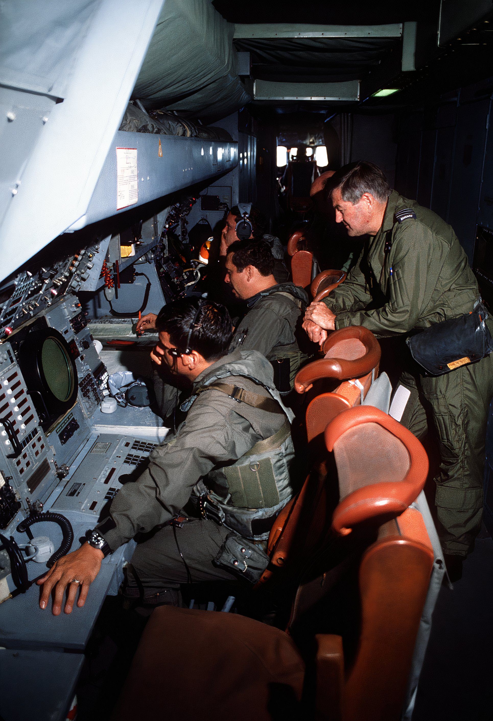 Photo of US Navy P-3 Orion Aircrew