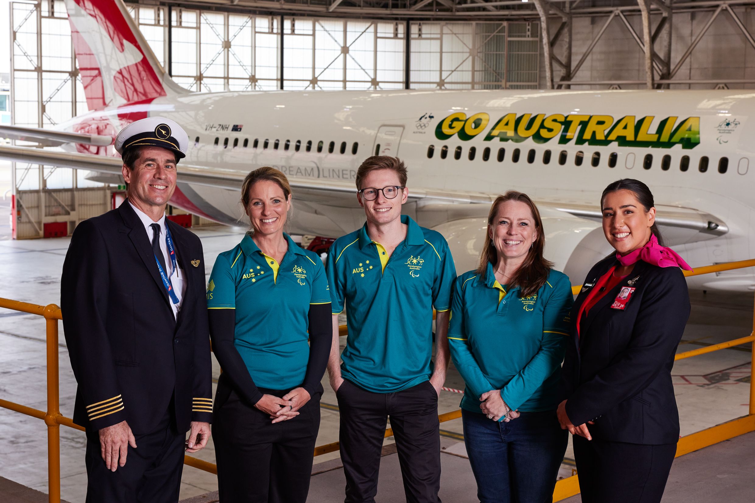 Qantas 787 Go Australia Olympics Livery