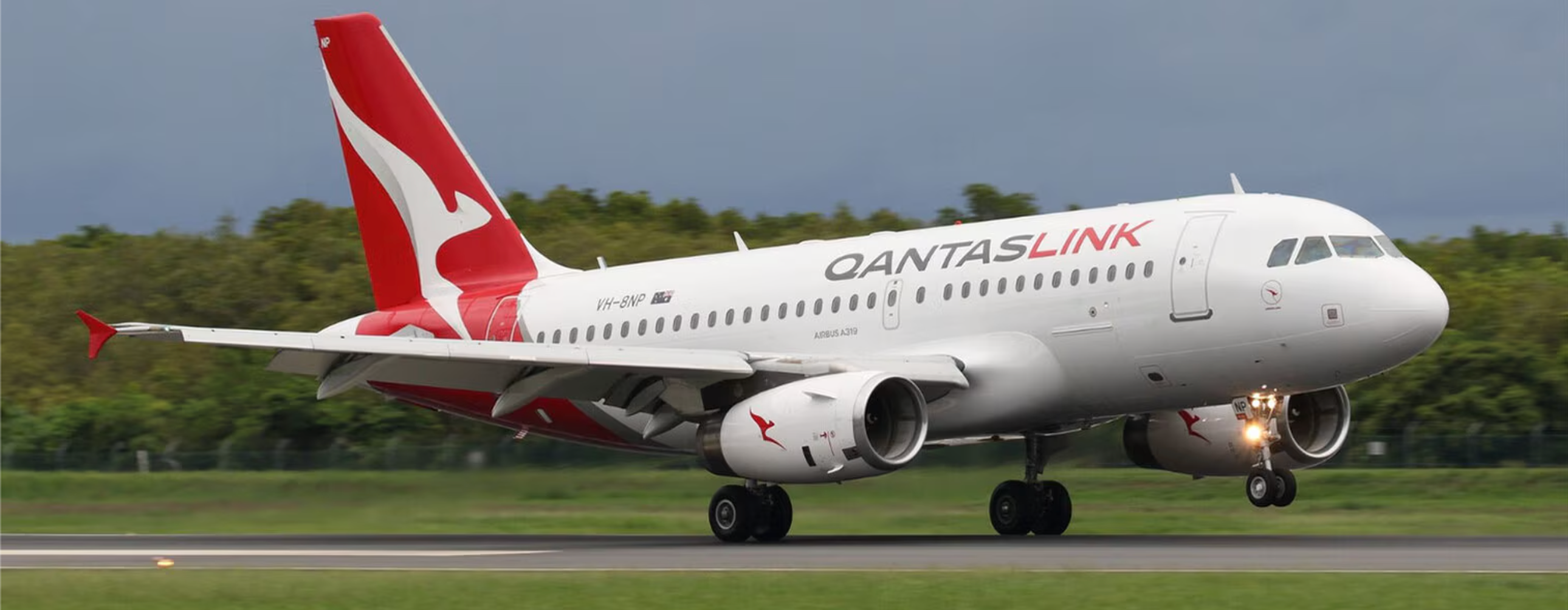 QantasLink's Airbus A319.