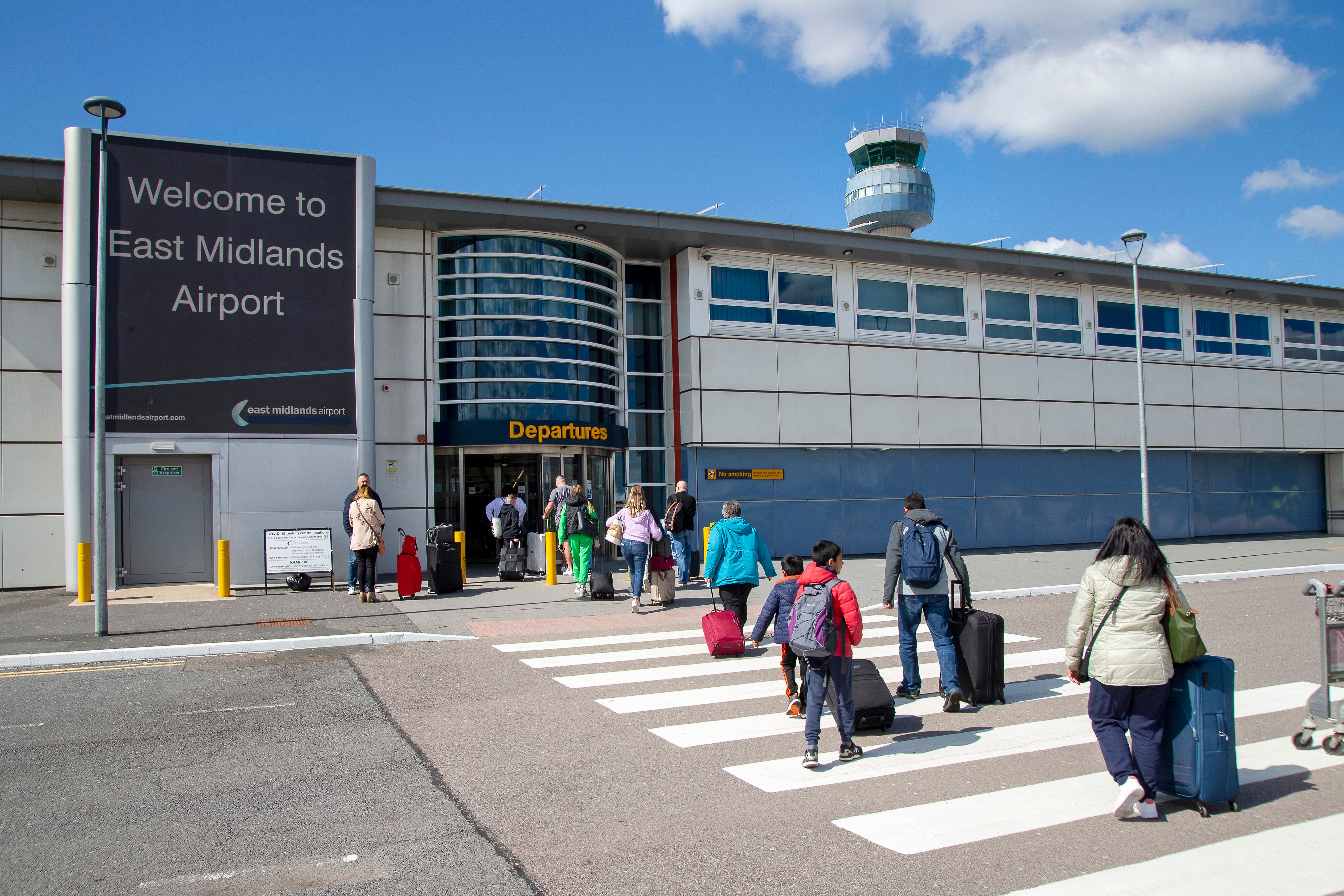 East Midlands Airport Terminal Entrance