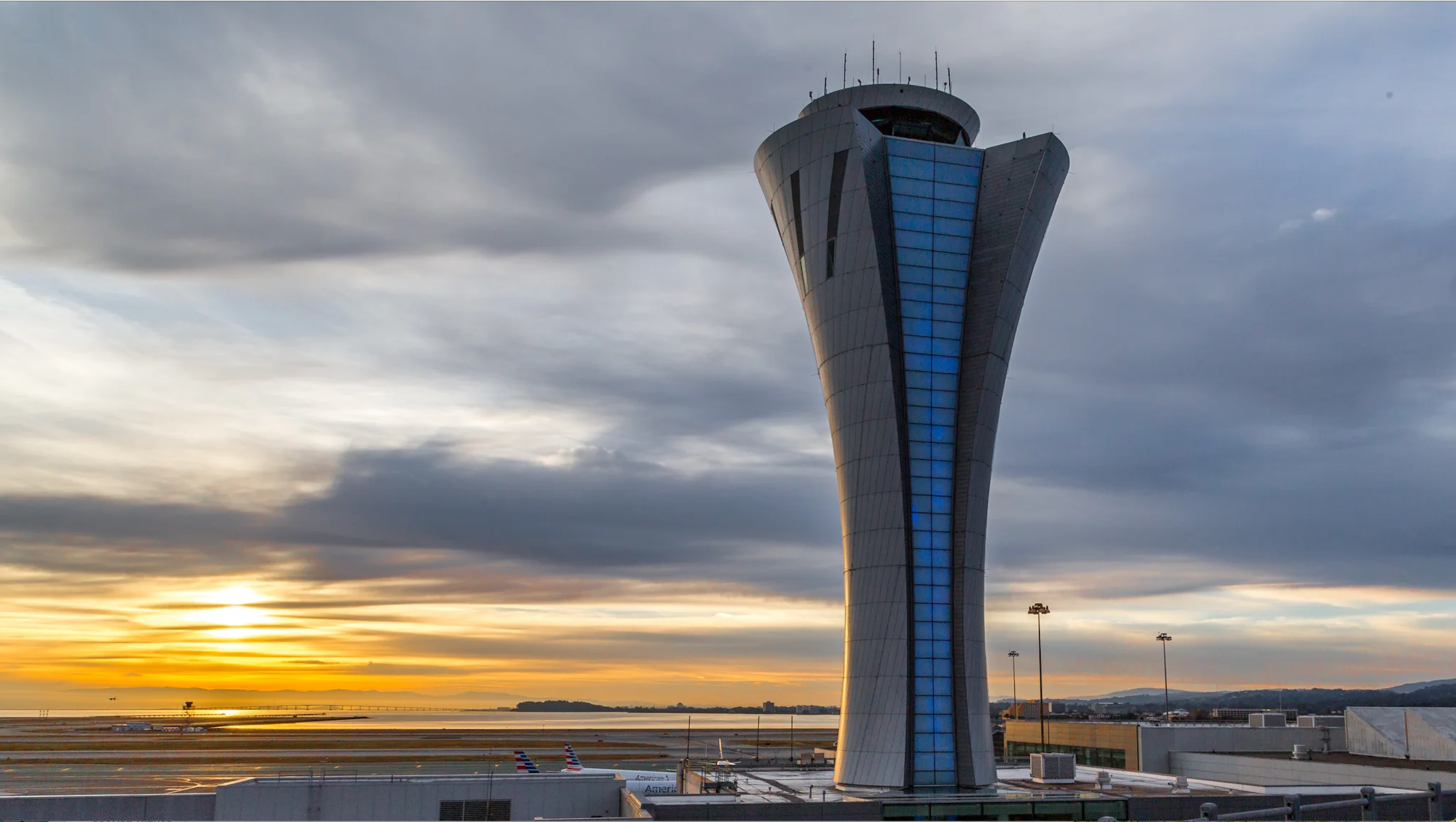 San Francisco International Airport (SFO) ATC Tower.