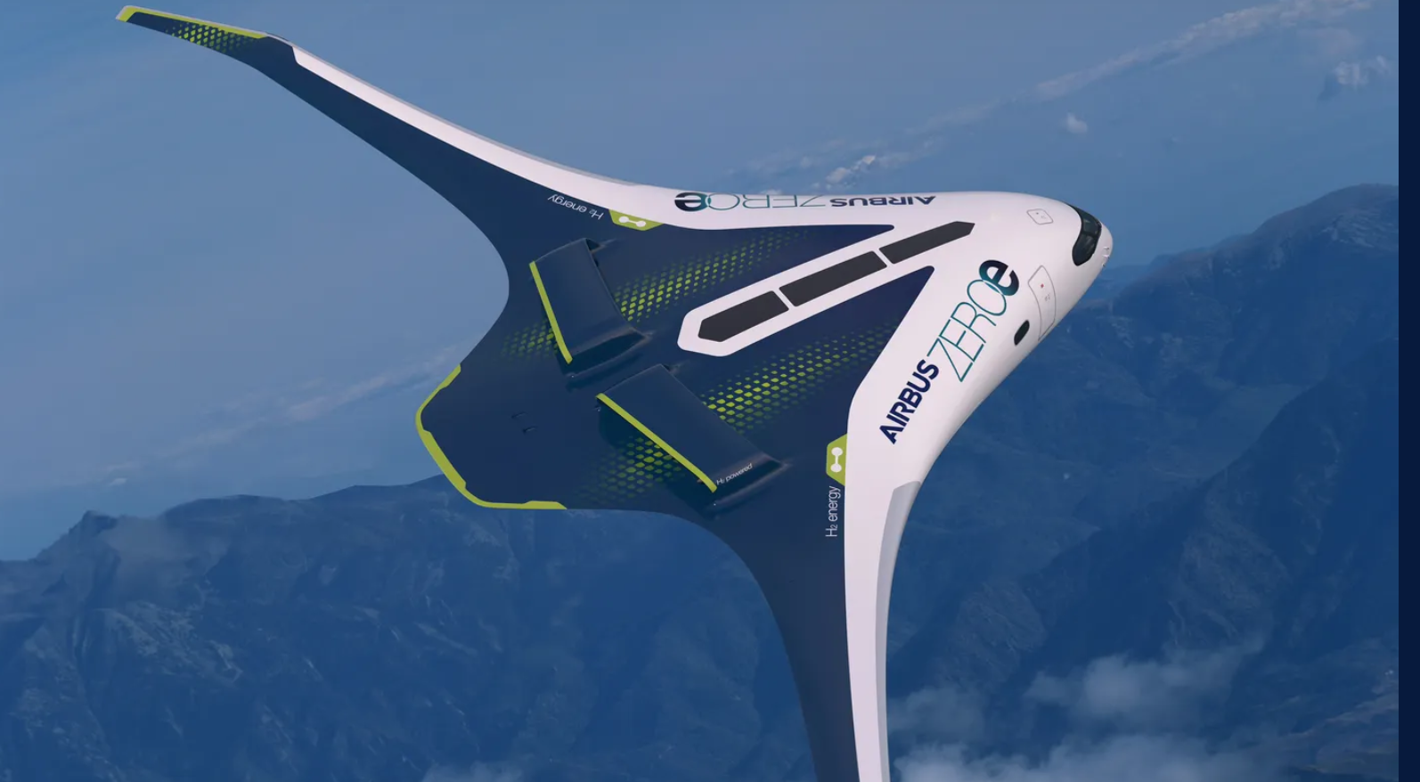 Airbus ZEROe Concept Aircraft blended body 