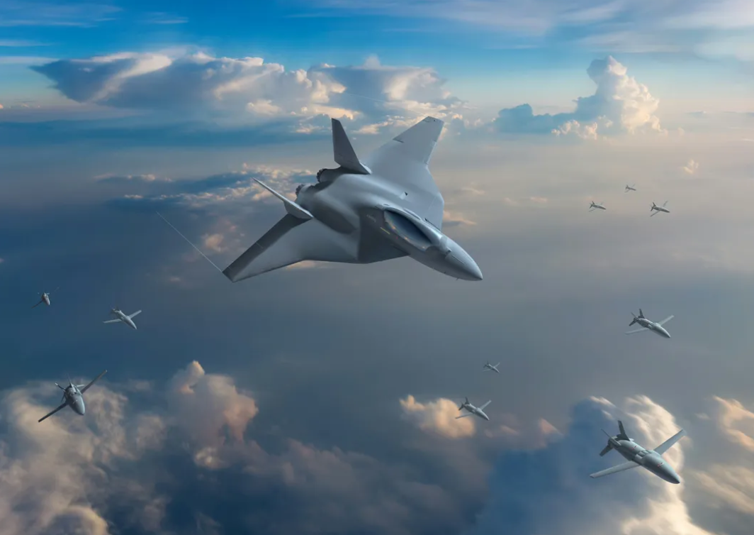 Artistic rendering of Future Combat Air System