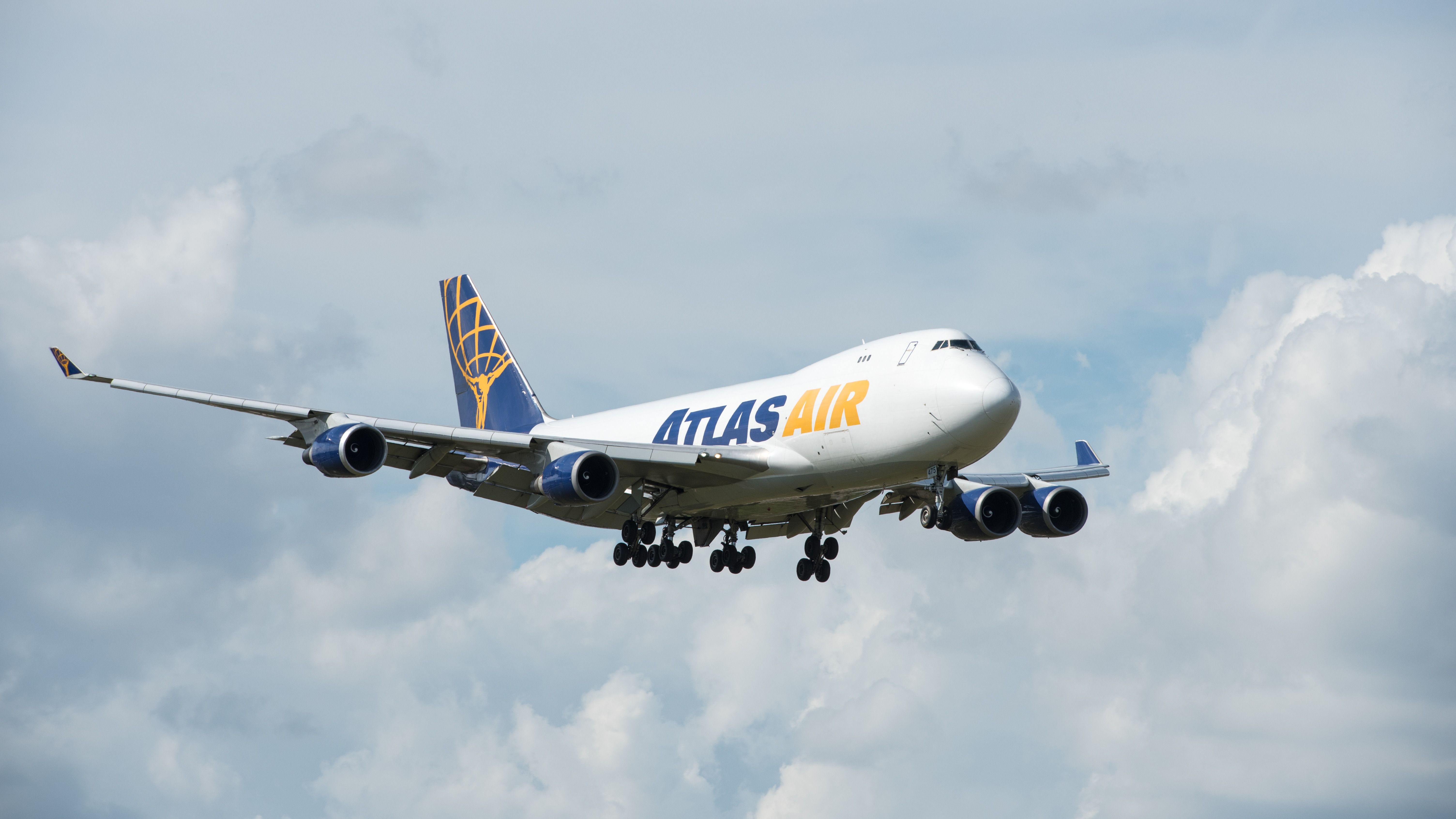 Atlas Air Boeing 747-400F.