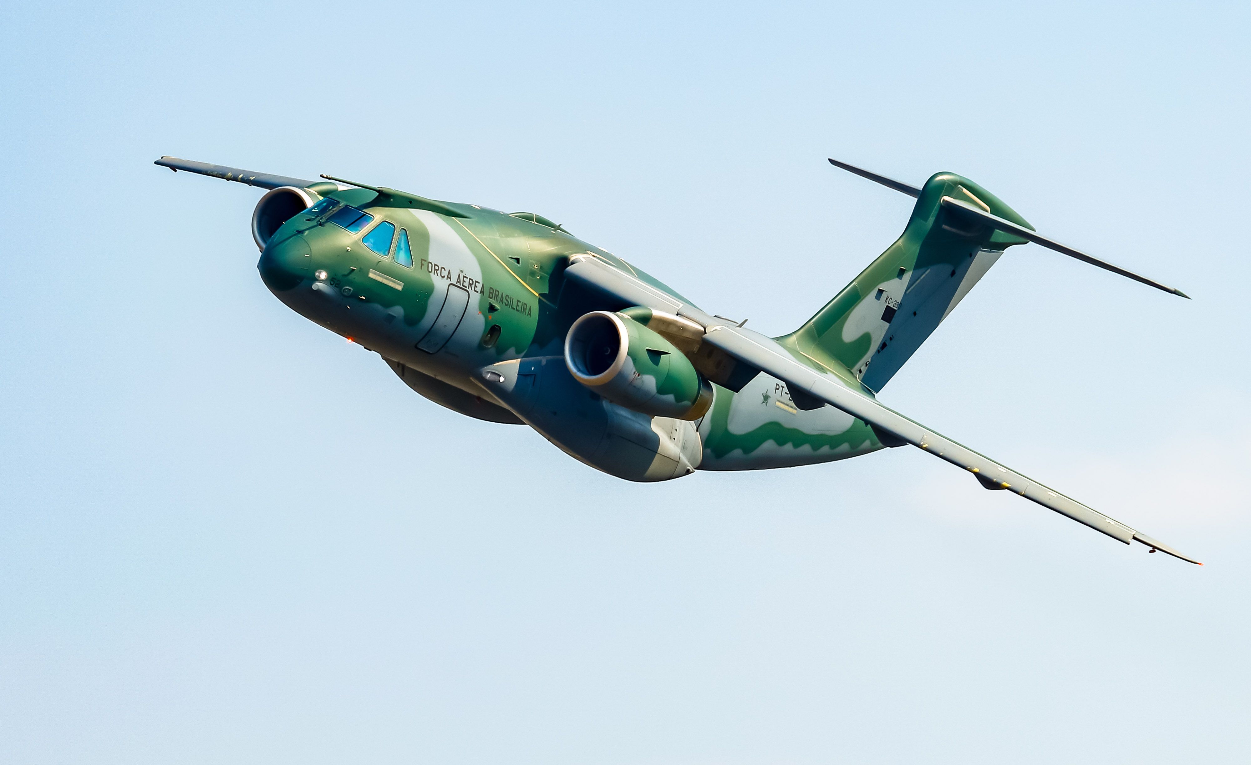 A Brazilian Air Force Embraer KC-390 