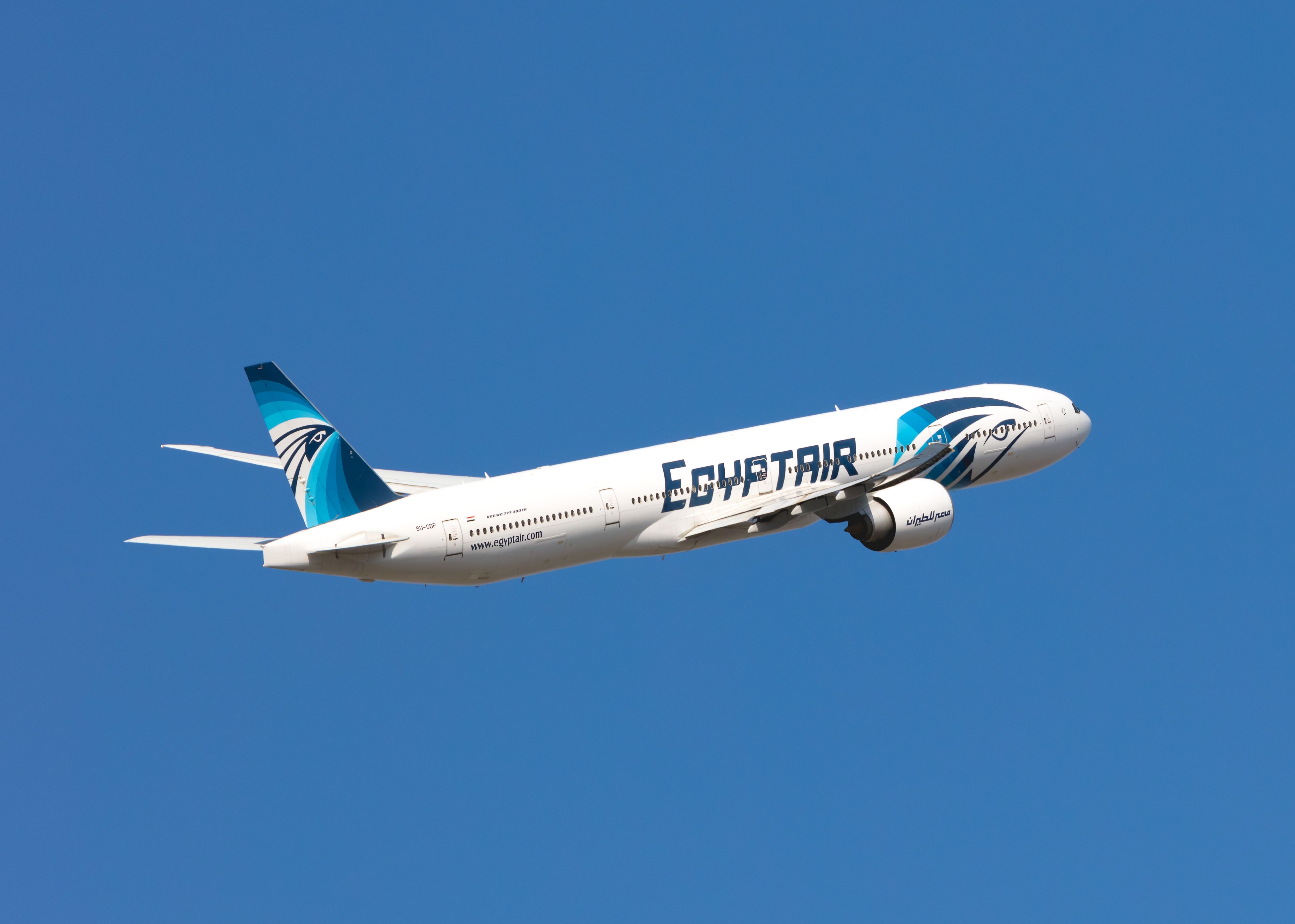 An EgyptAir Boeing 777