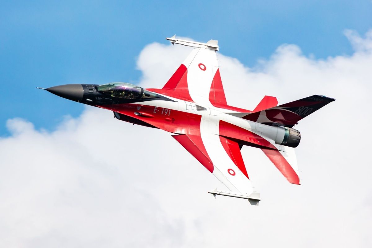 Lockheed F-16 Fighting Falcon fighter jet of the Royal Danish Air Force