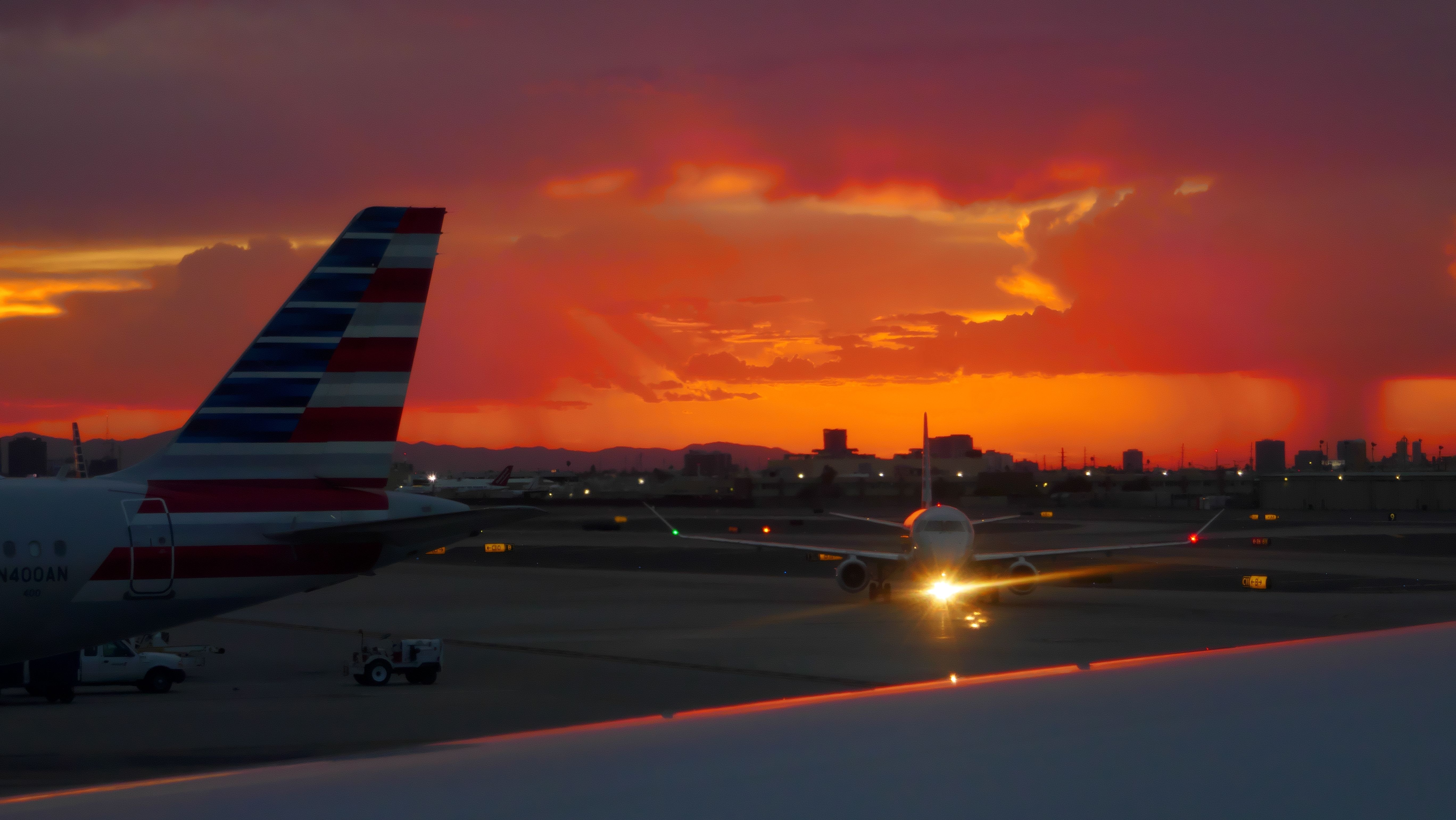 Phoenix Airport Sunset