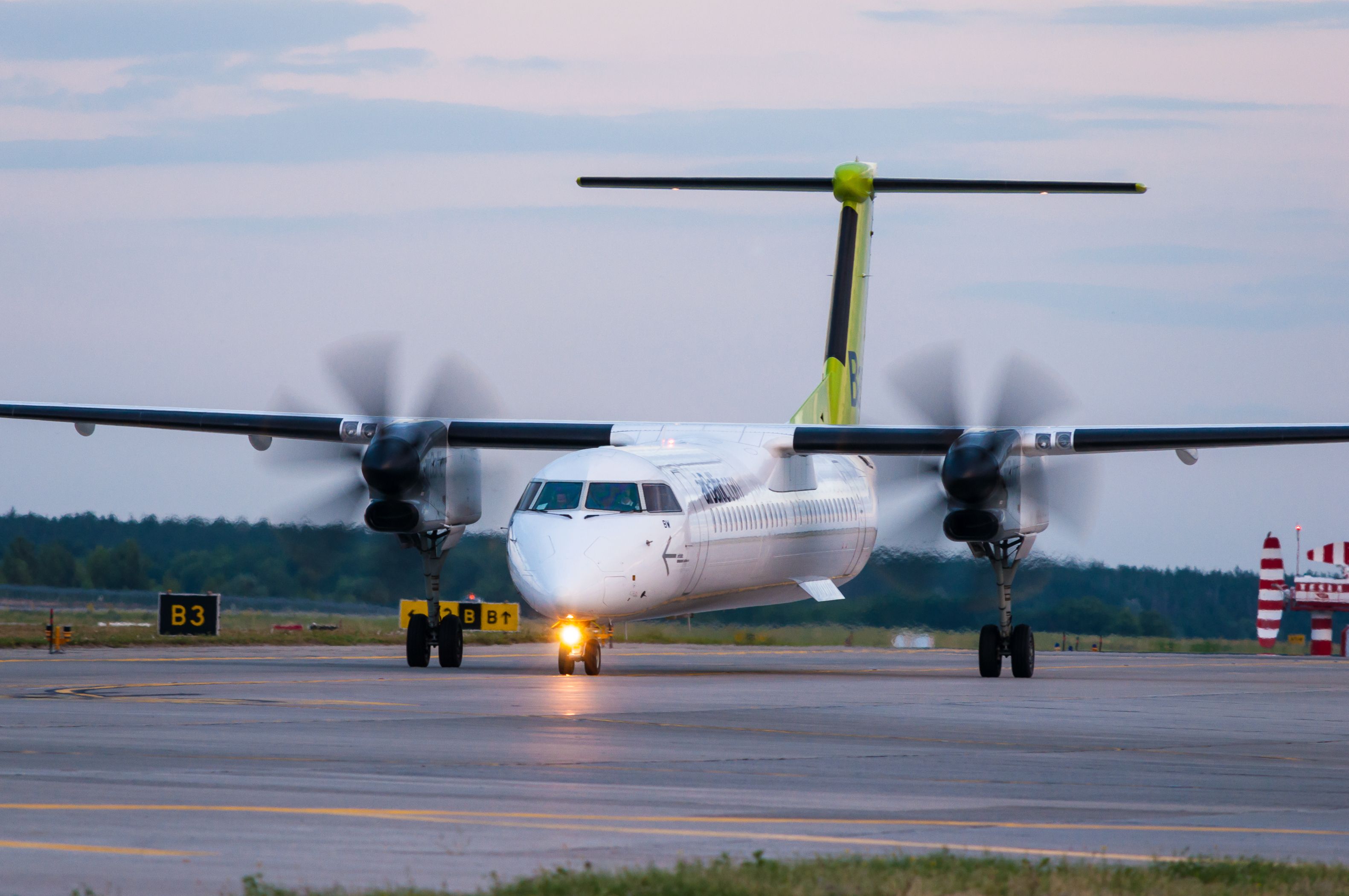 airBaltic Airbus A20 Taxiing In Kyiv