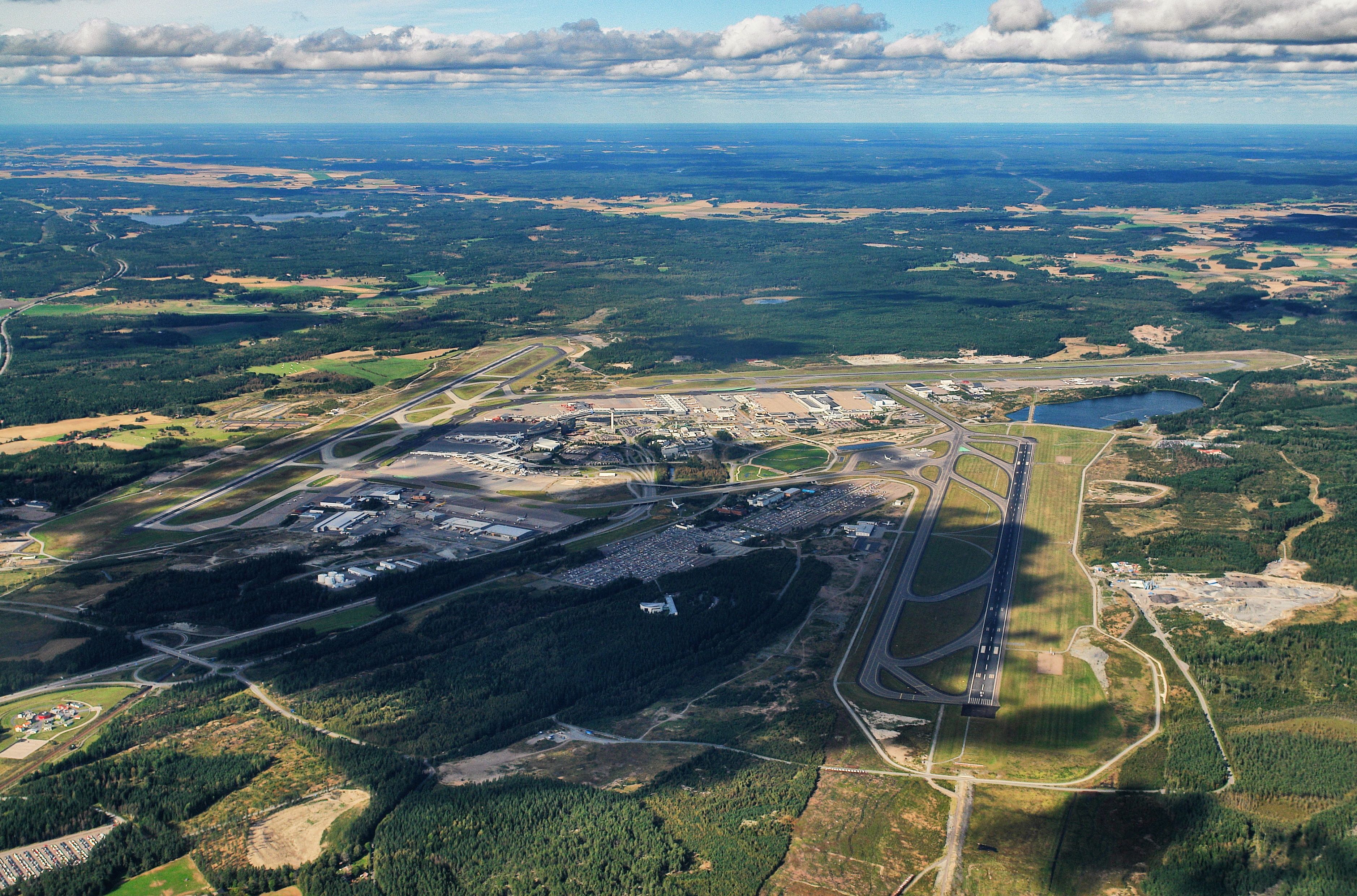 Stockholm Arlanda Airport Aerial View