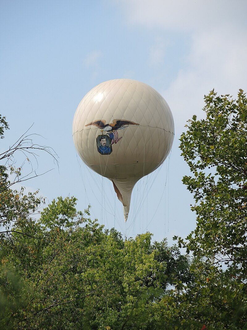 The Intrepid -- a replica military observation balloon of the Union Army Balloon Corps at Genesee Country Village and Museum-1