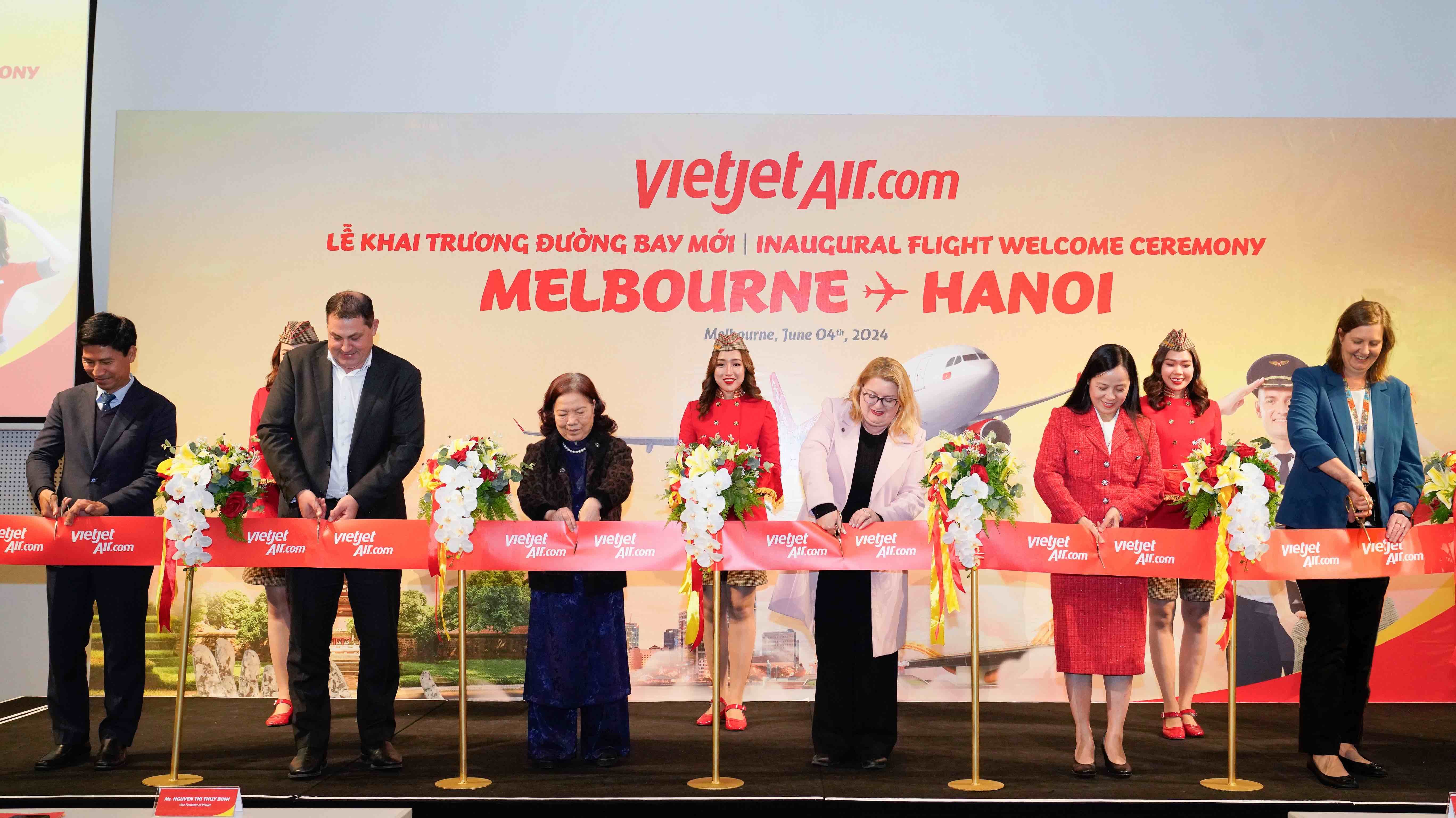 Vietjet Hanoi Melbourne Launch Ceremony