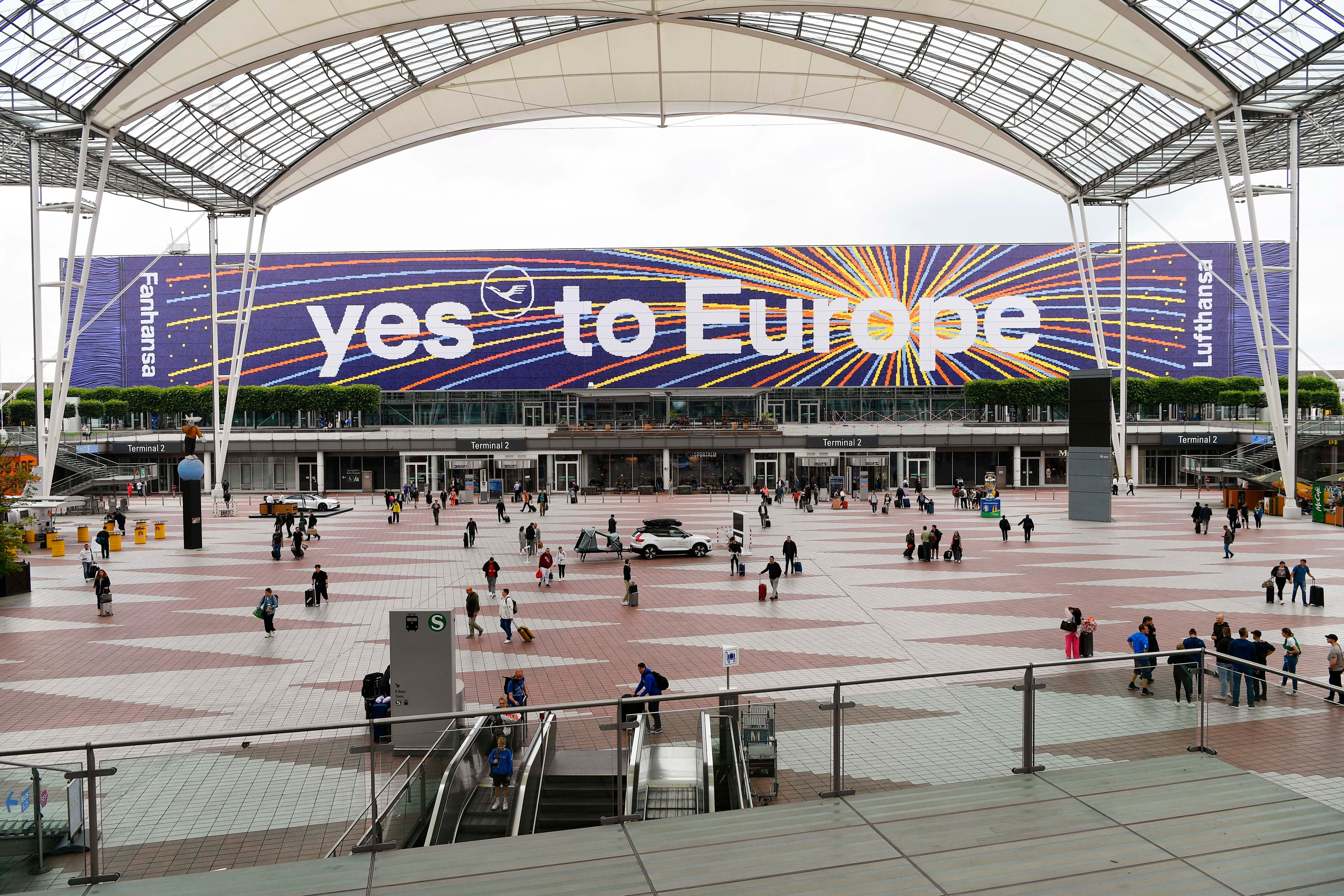 Yes To Europe UEFA Euro 2024 Munich Airport (MUC)