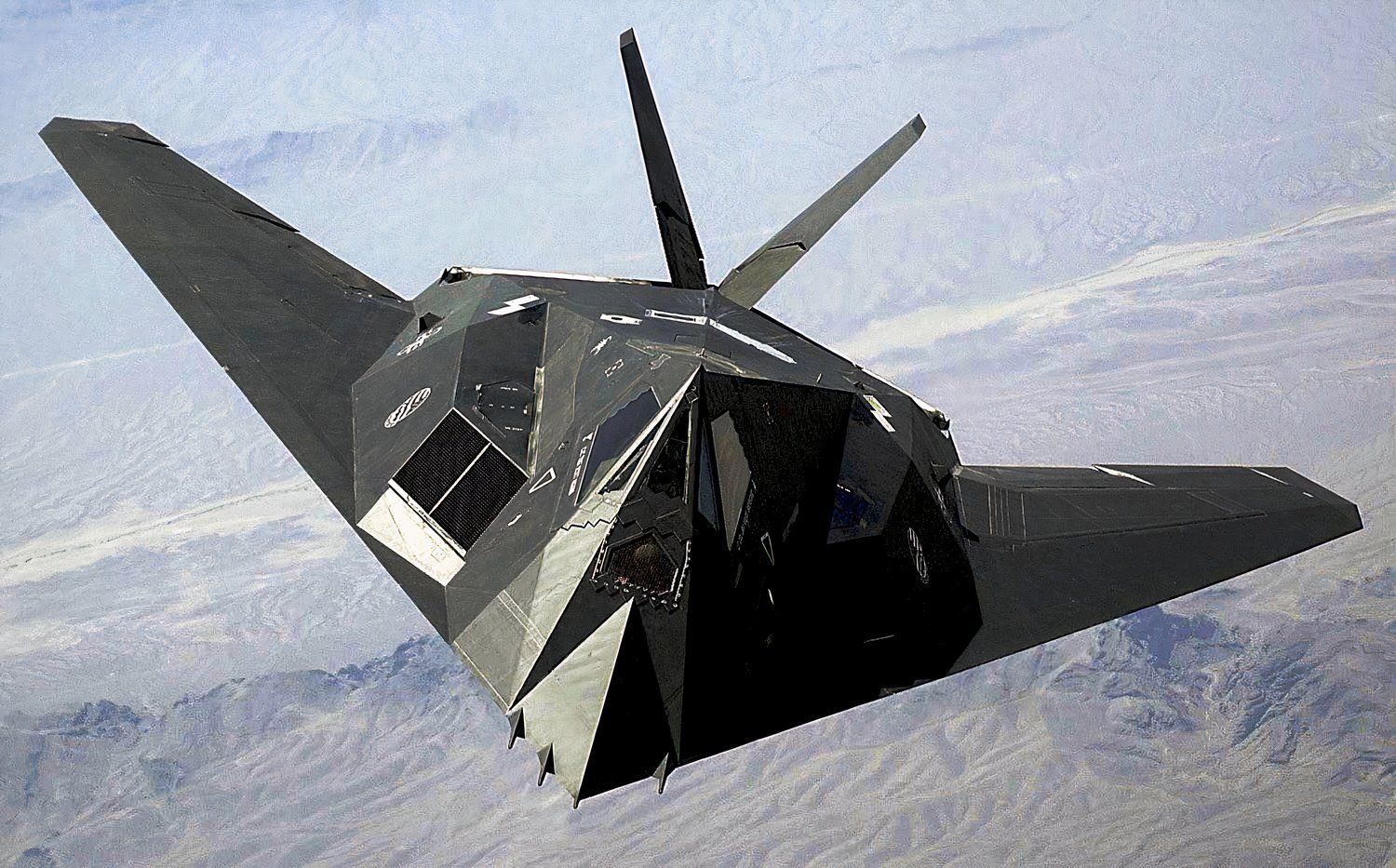 The F-117 Nighthawk, the world's first attack aircraft to employ stealth technology,