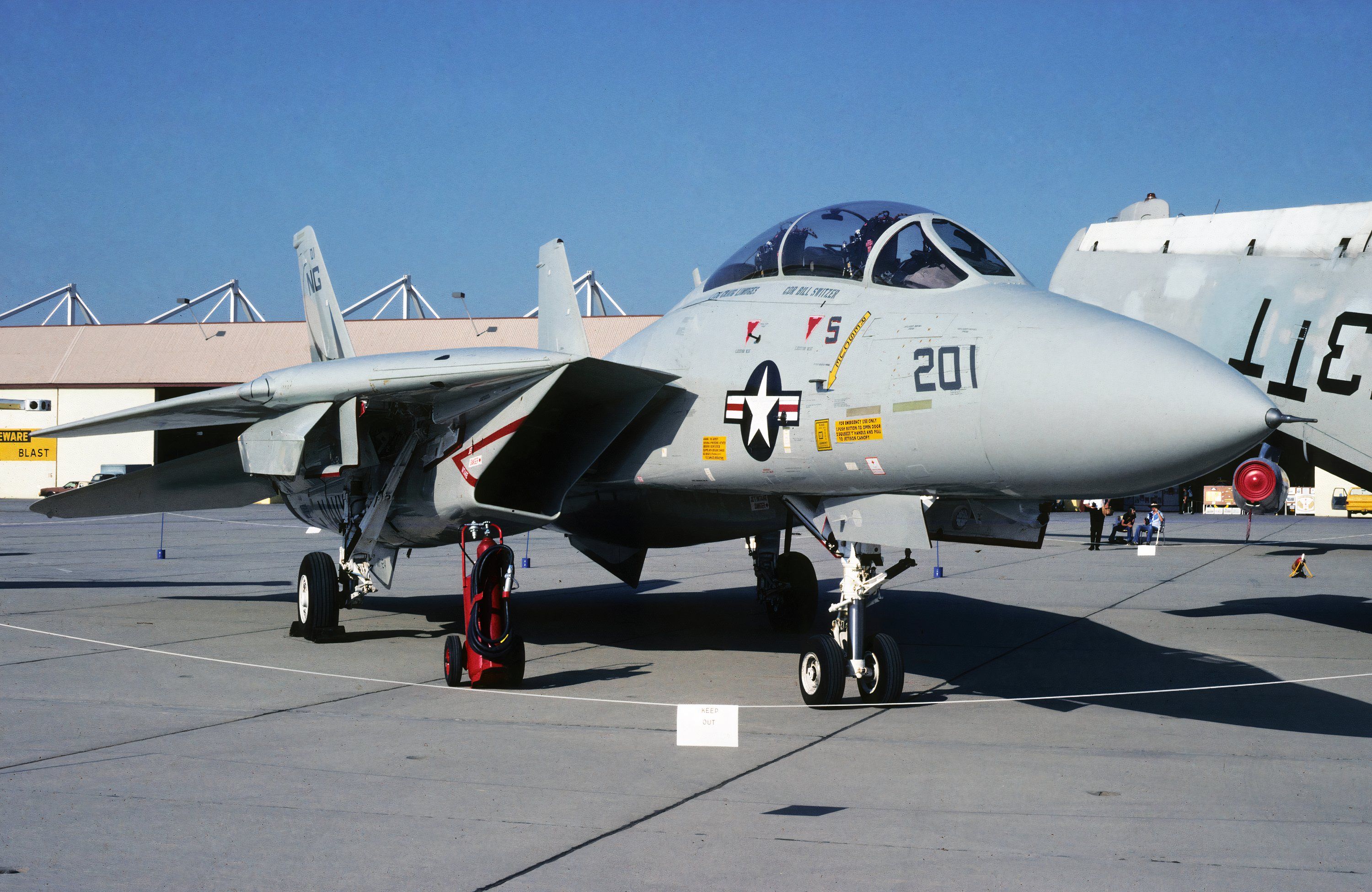 F-14A Tomcat at NAS Lemoore in June, 1981.