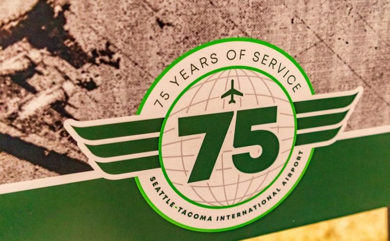 The 75th anniversary logo