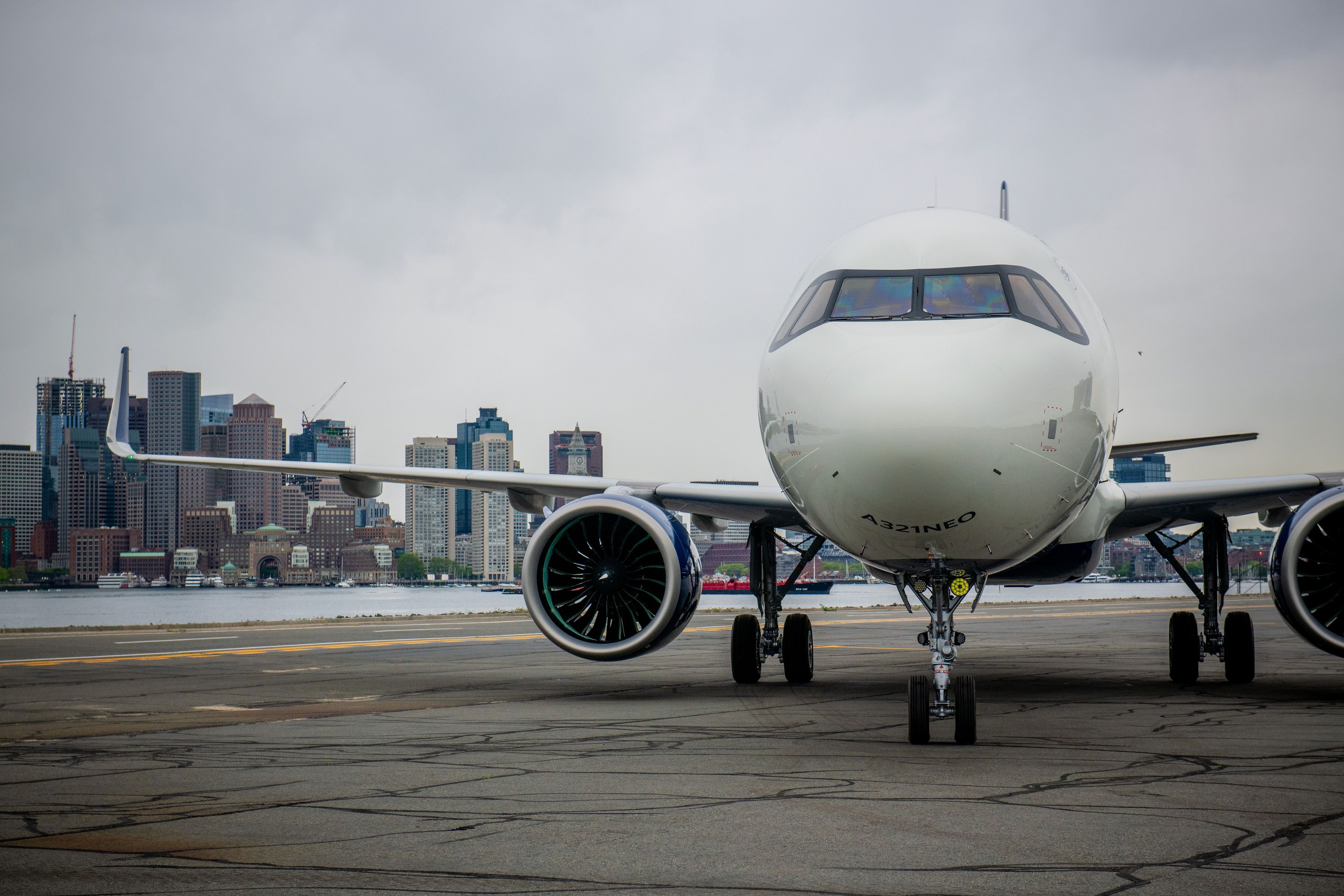 Delta Air Lines Airbus A321neo Boston Logan International Airport.