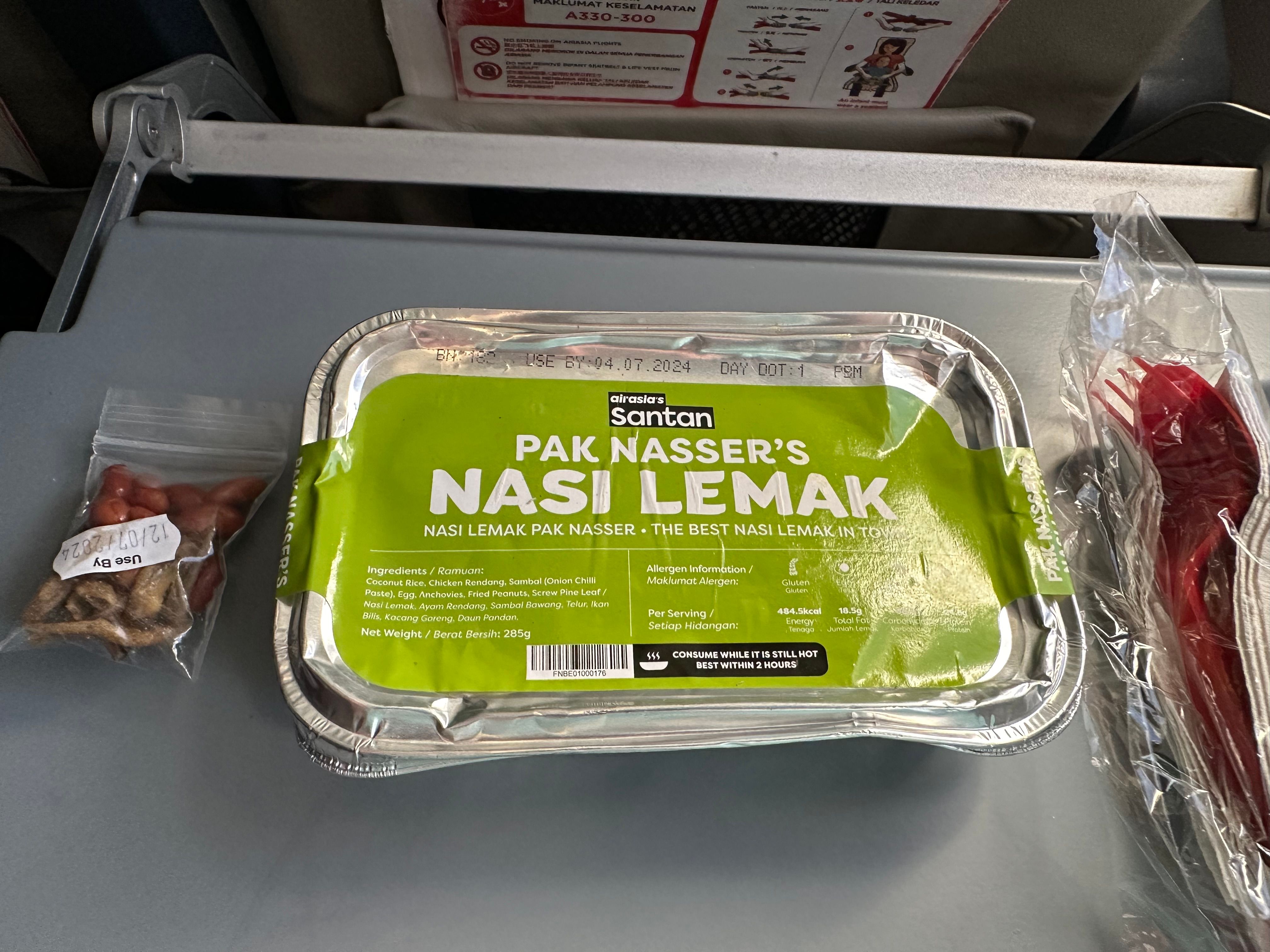 AirAsia X Nasi Lemak 