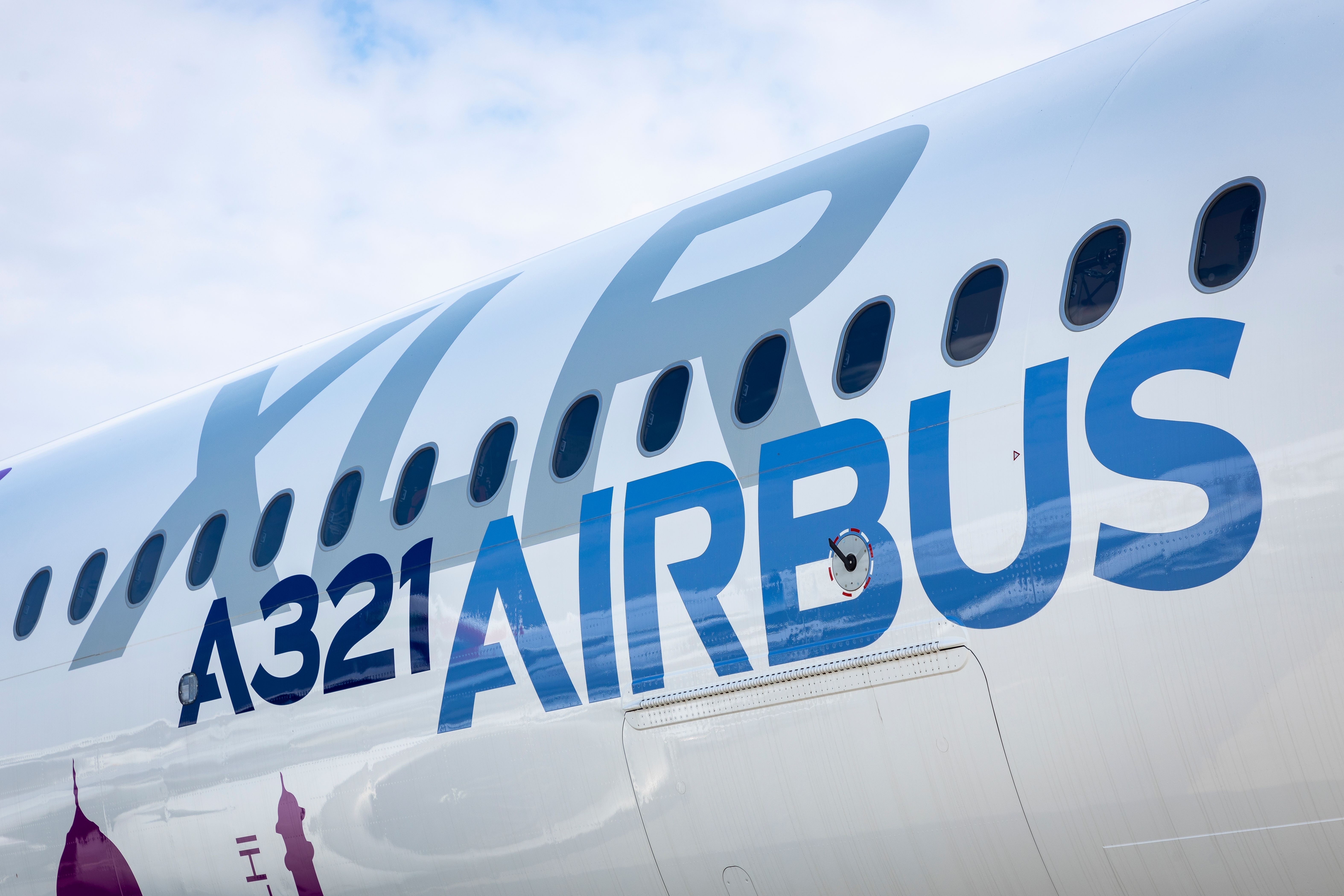 Airbus A321XLR fuselage at ILA Berlin shutterstock_2479195465