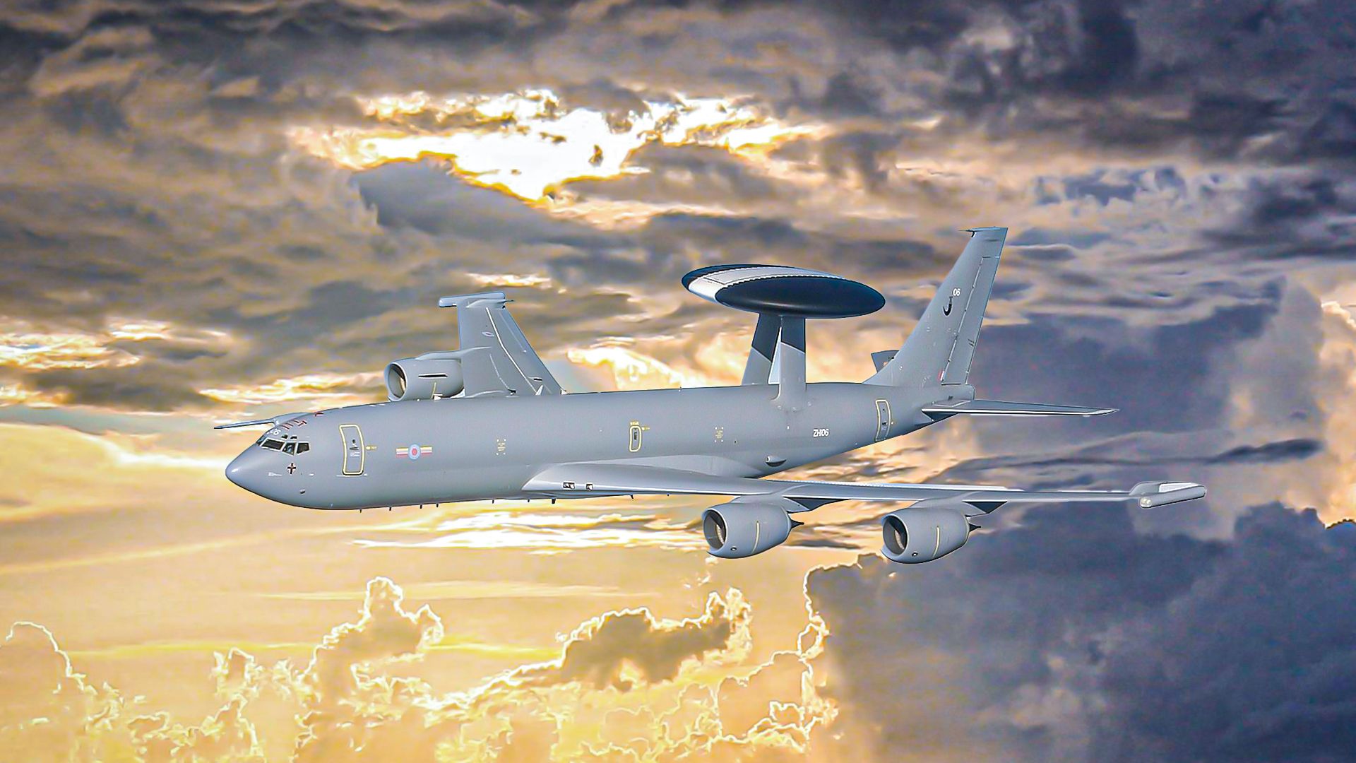 ¿Cuántos aviones AWACS E-3 Sentry tiene la OTAN?